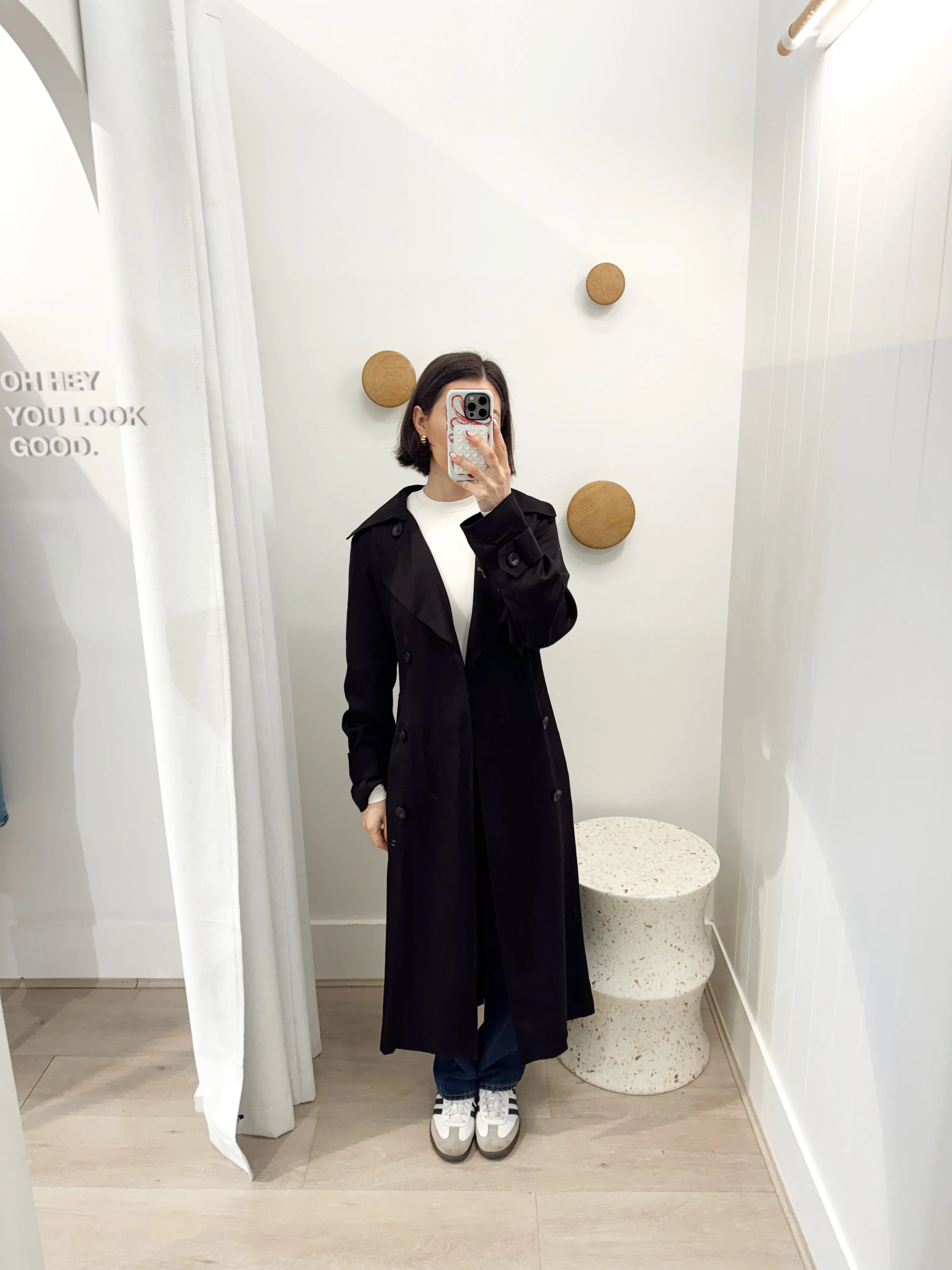 Malene Trench Coat - Black