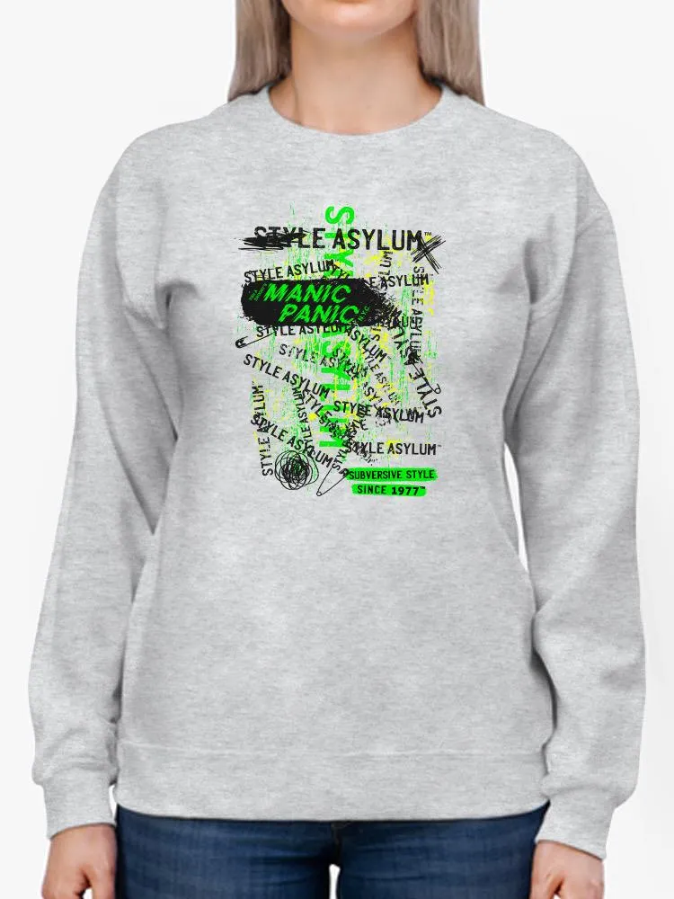 Manic Panic Subversive Style G Sweatshirt -Manic Panic® UNISEX