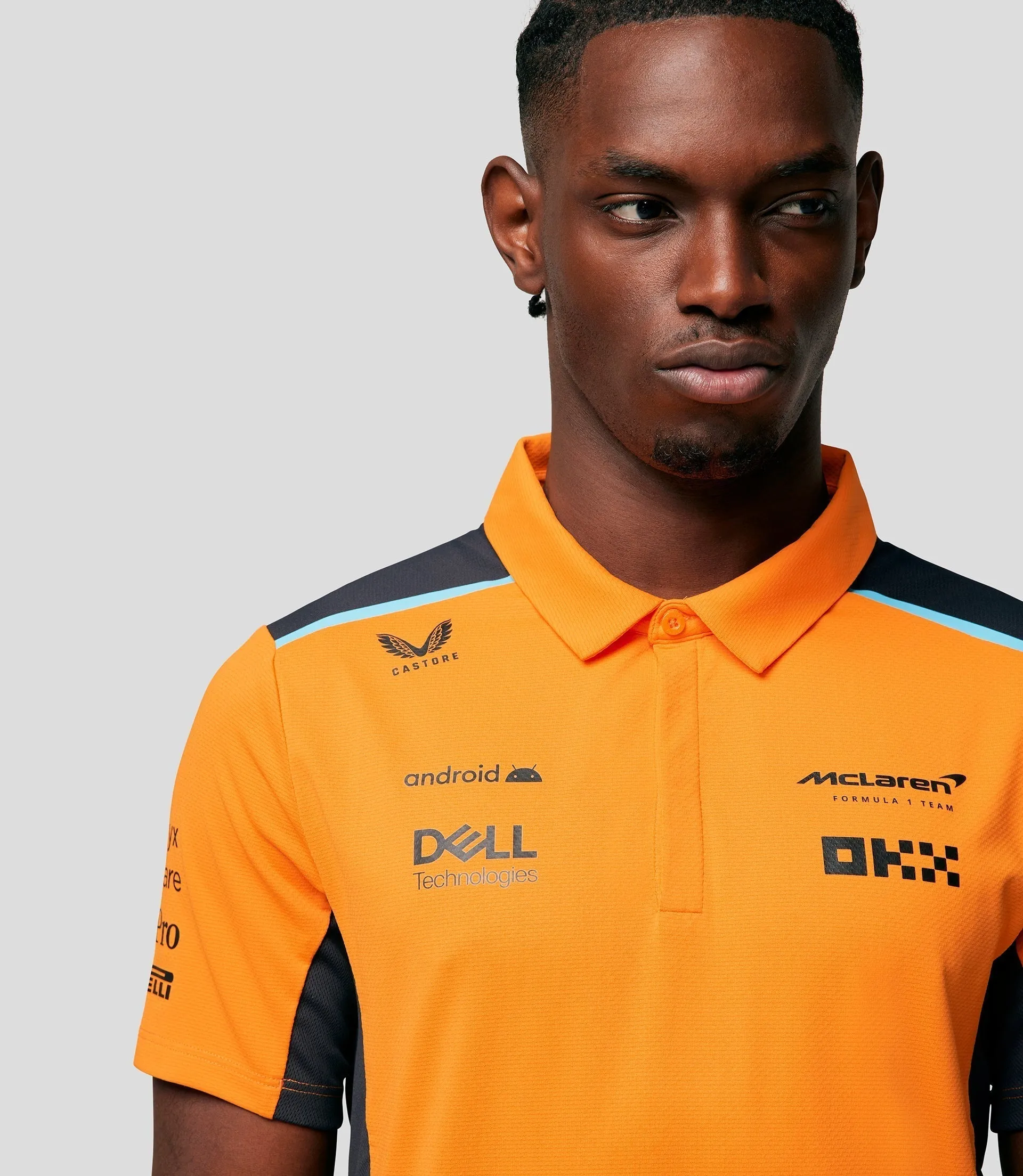 MCLAREN HEREN  POLO SHIRT - PAPAYA ORANJE