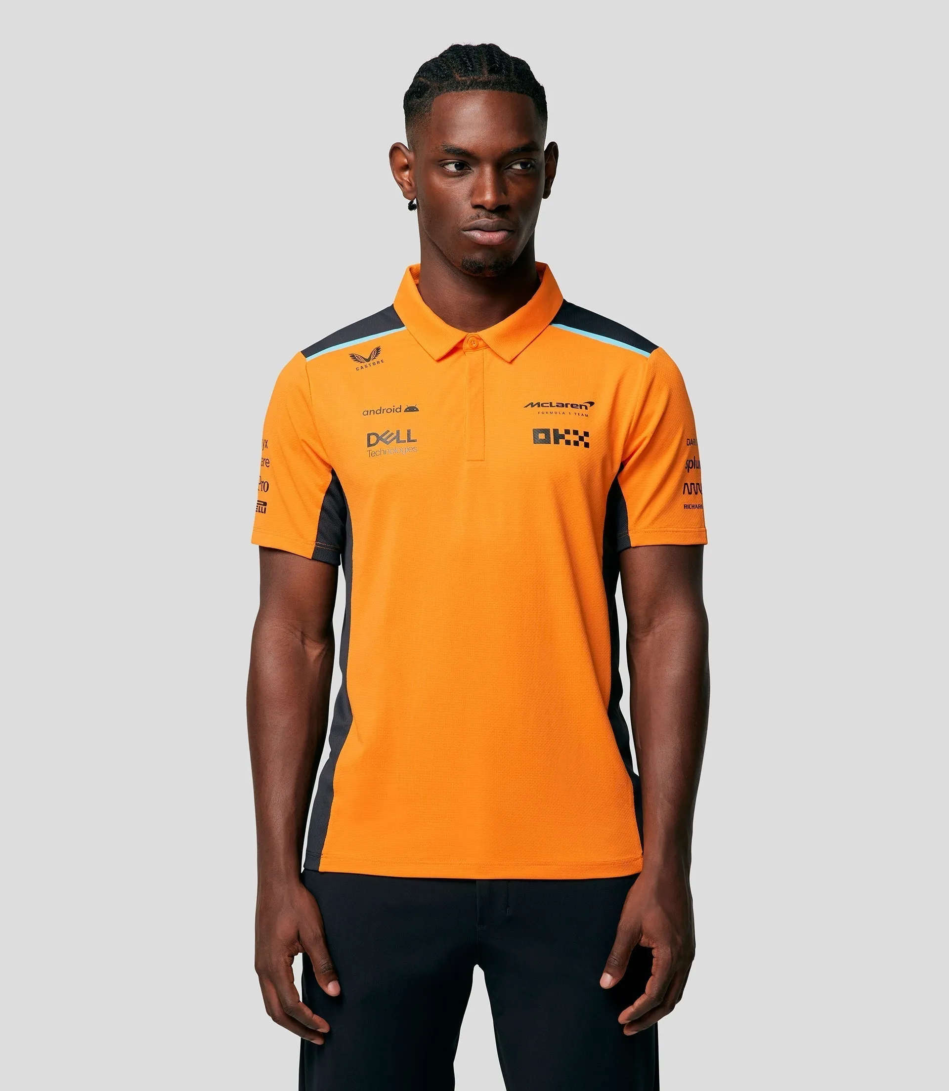 MCLAREN HEREN  POLO SHIRT - PAPAYA ORANJE