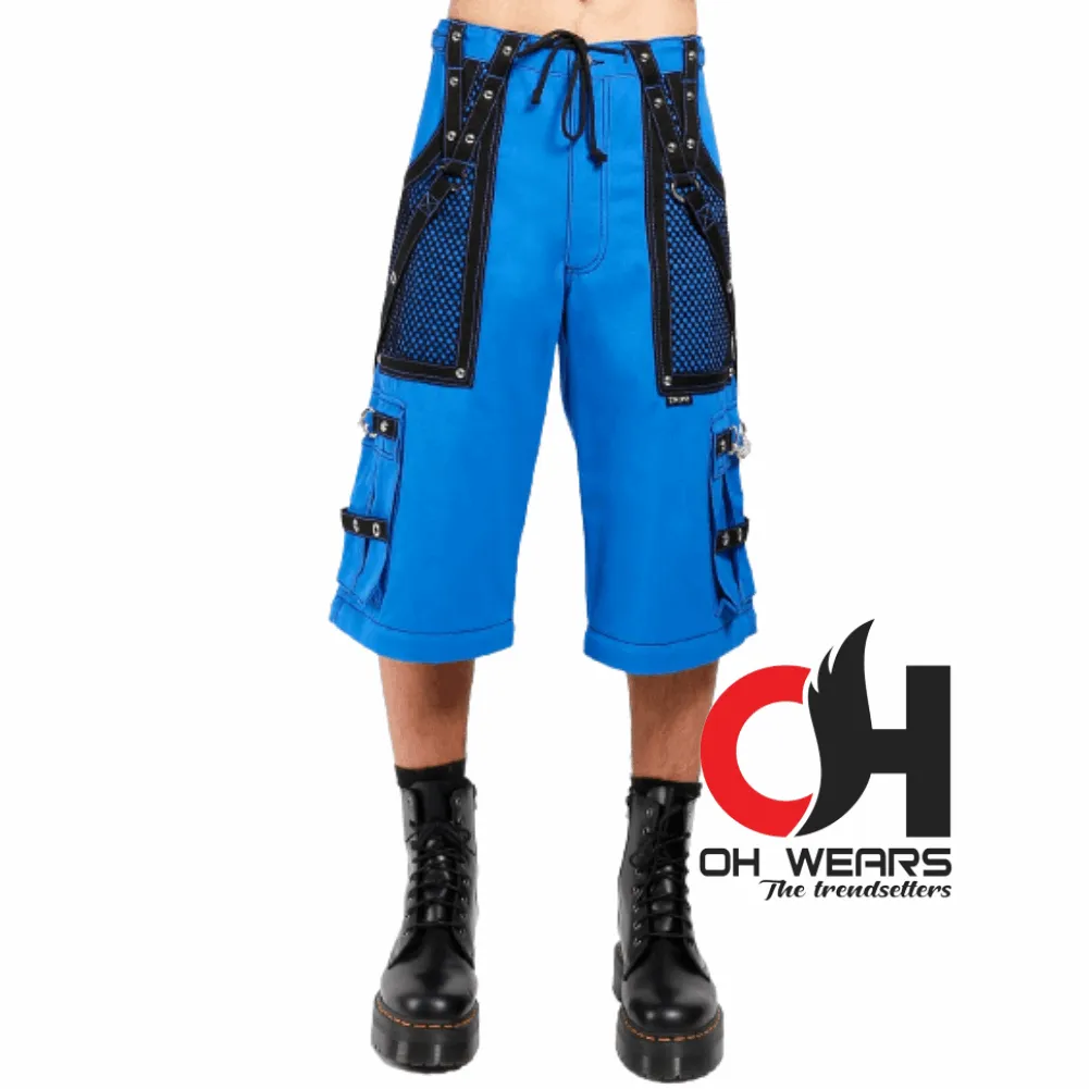 Men Blue Goth Cyber Chain Pant