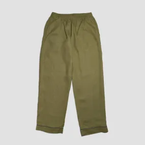 Men's Moss Linen Pyjama Trousers