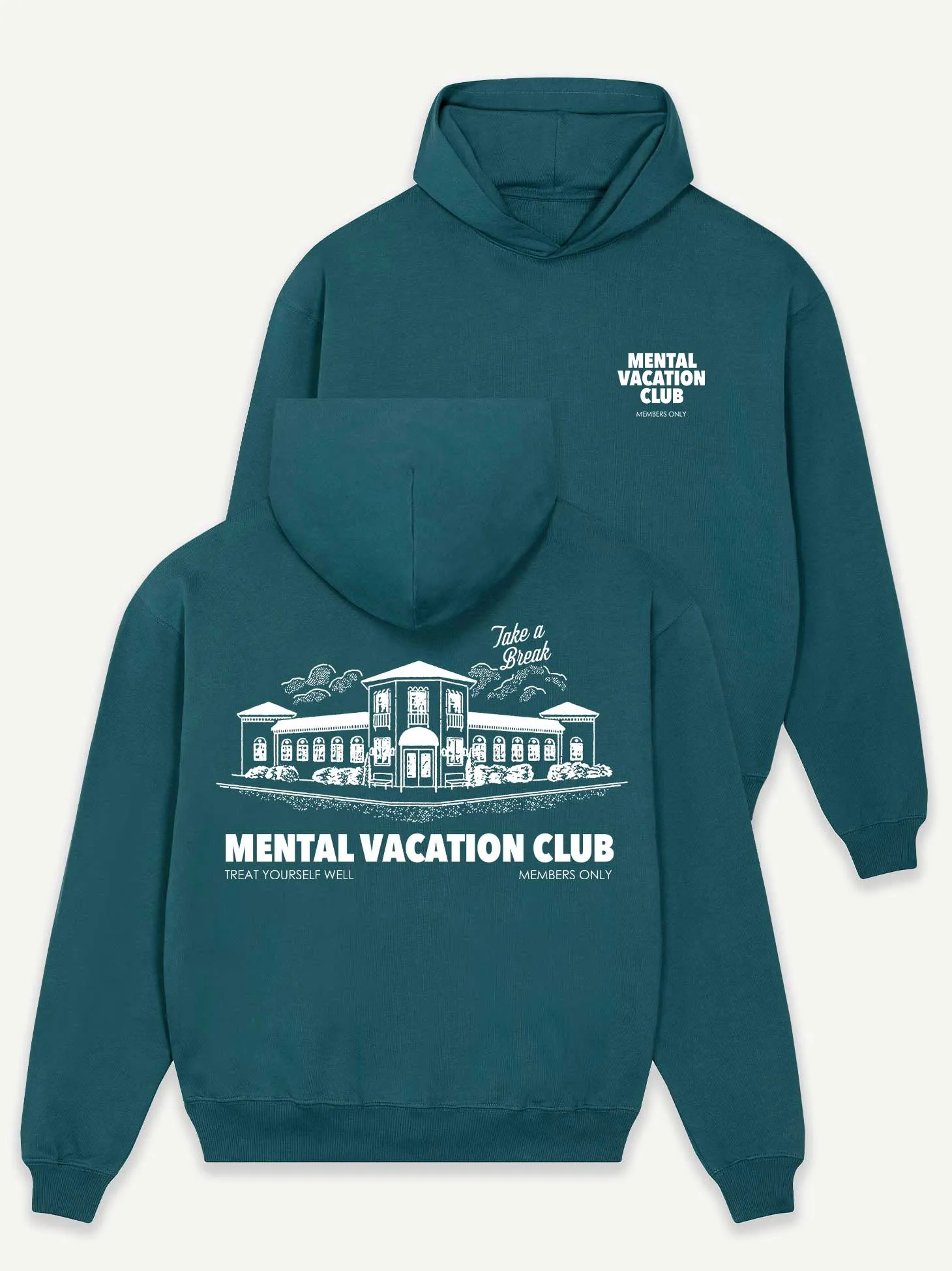 Mental Vacation Club Heavy Oversized Hoodie