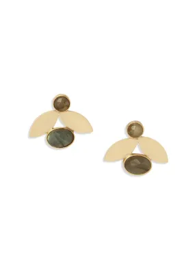 Milly Earrings | Labradorite