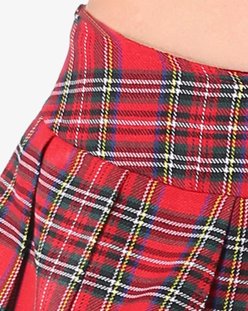 Mini Plaid Skirt Schoolgirl Outfits