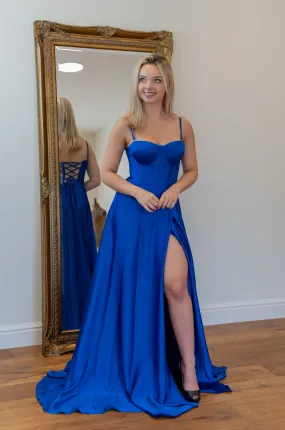 Movie Star Dress - Bright Blue