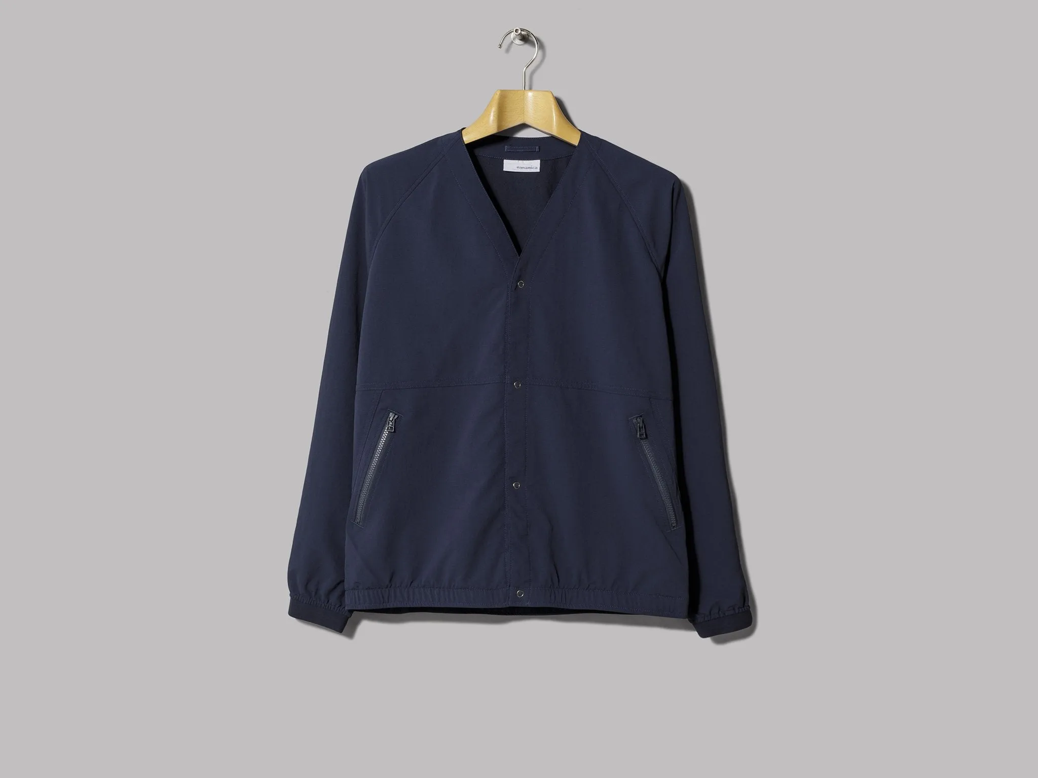 Nanamica ALPHADRY® Stretch Cloth Cardigan (Navy)