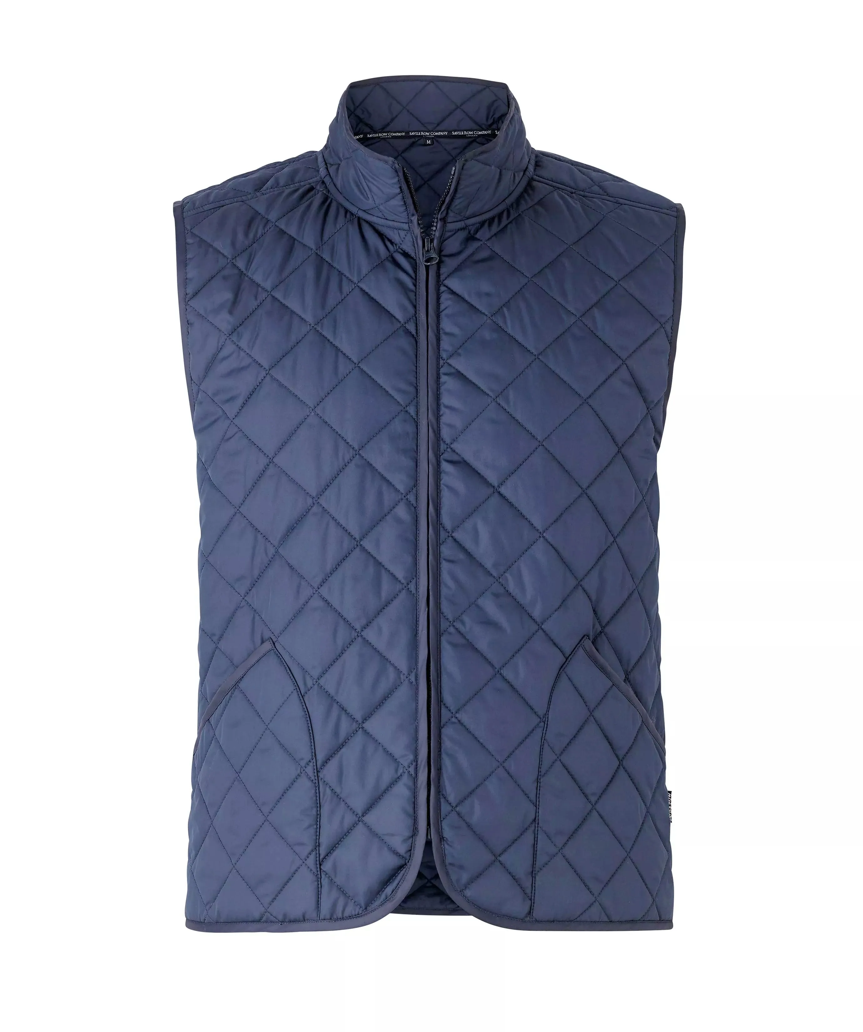 Navy Quilted Gilet