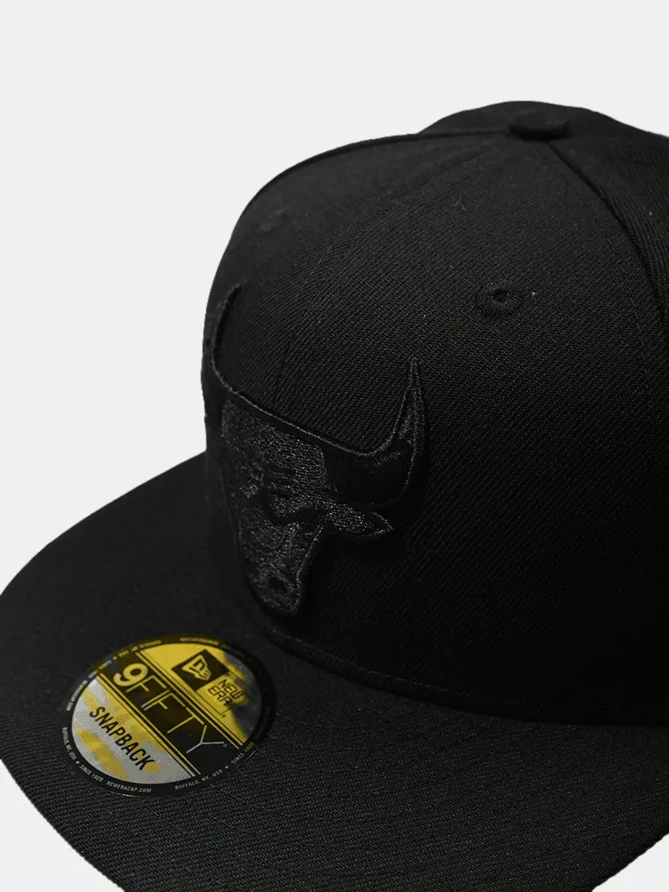 New Era Chicago Bulls 9FIFTY Snapback - Black / Black