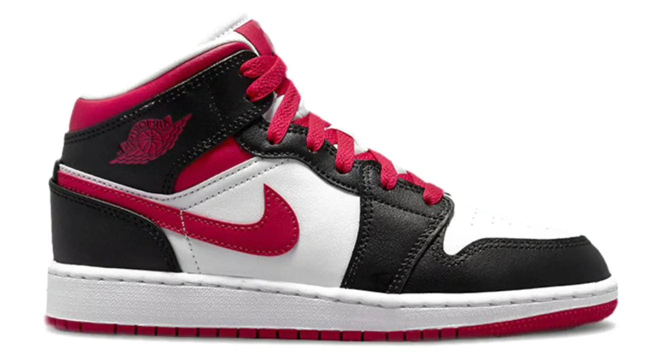 Nike Air Jordan 1 Mid Very Berry (GS) Women's