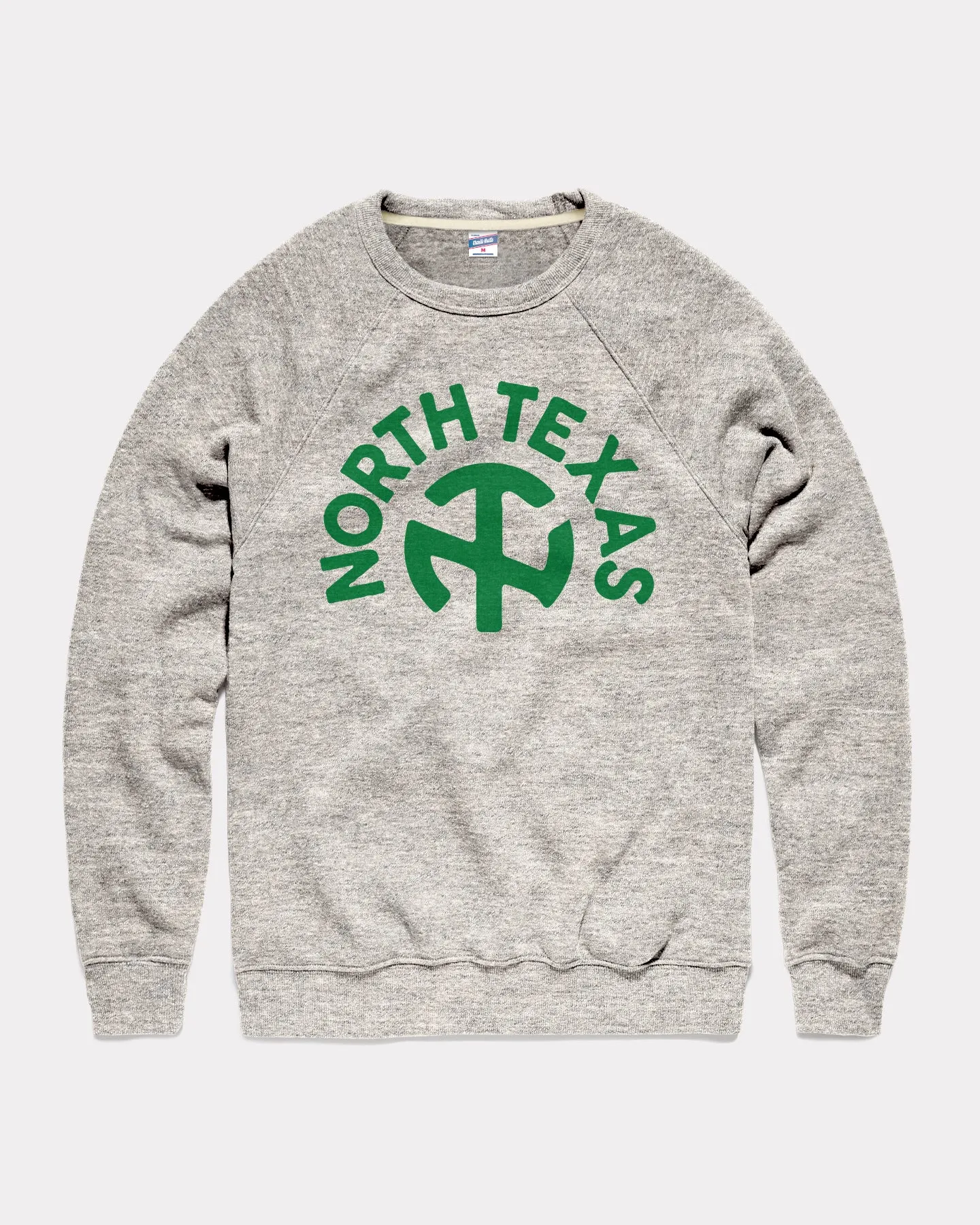 North Texas Mean Green Athletic Grey Crewneck