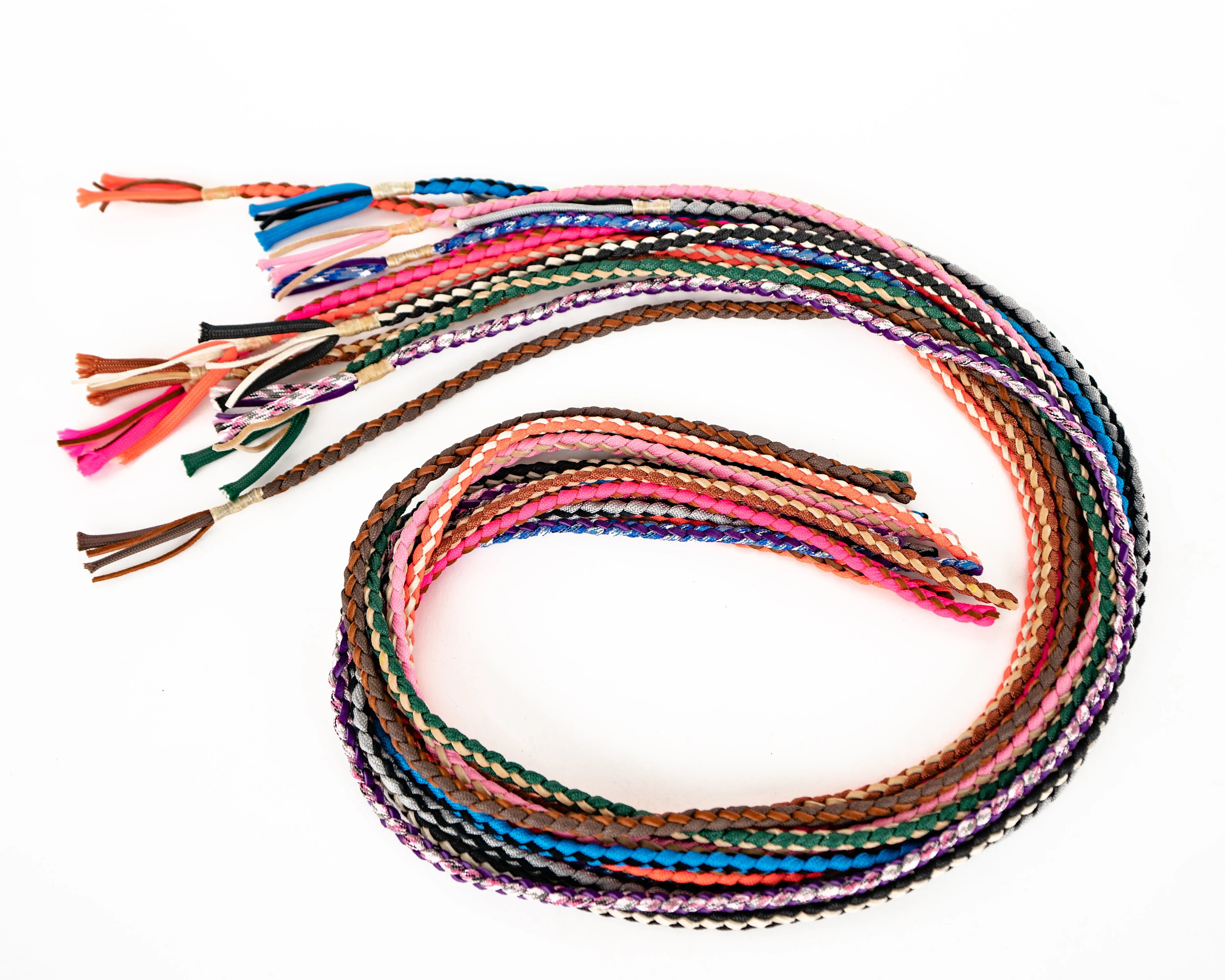 Nylon & Leather Braided Goat String