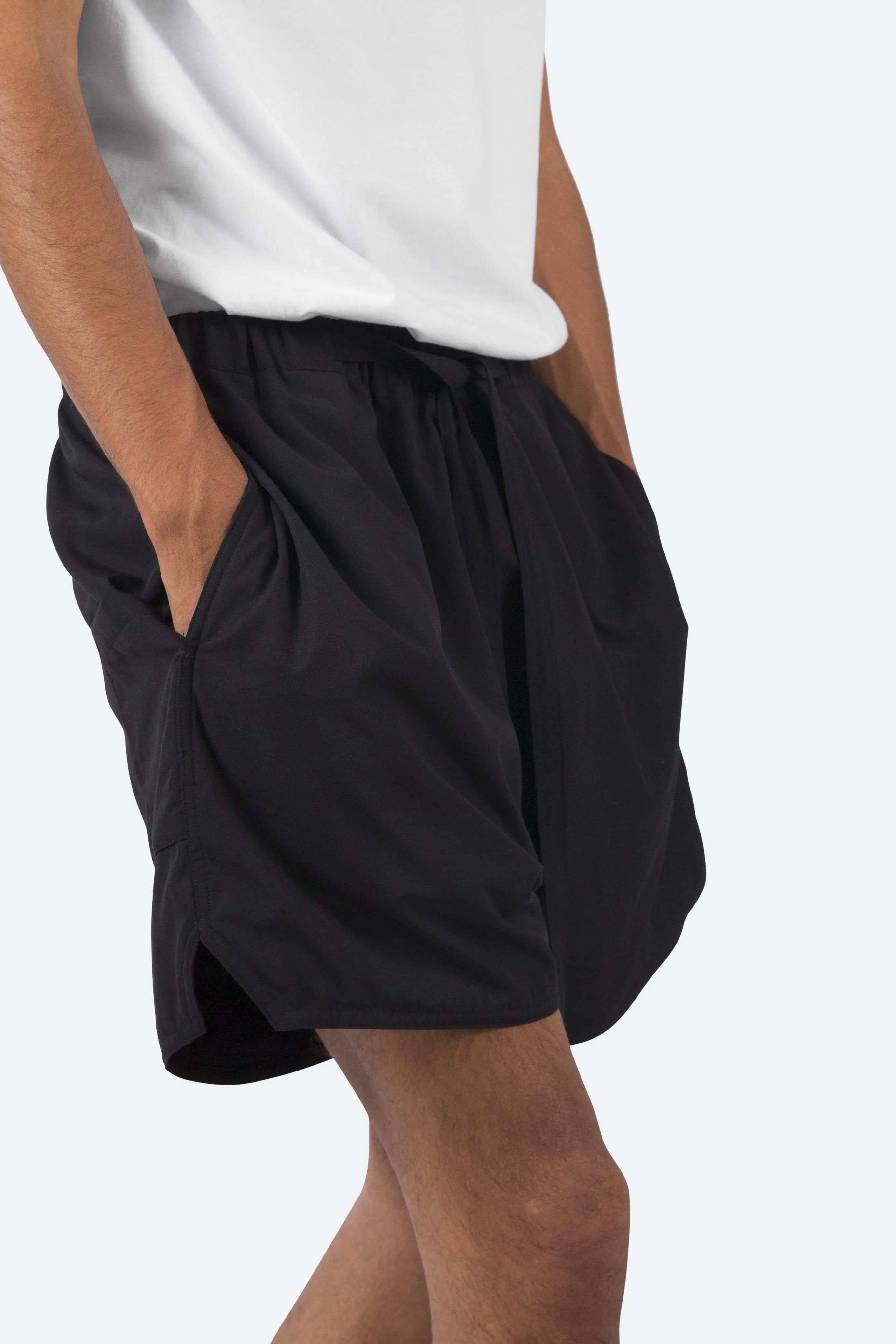 Nylon Carpenter Shorts - Black