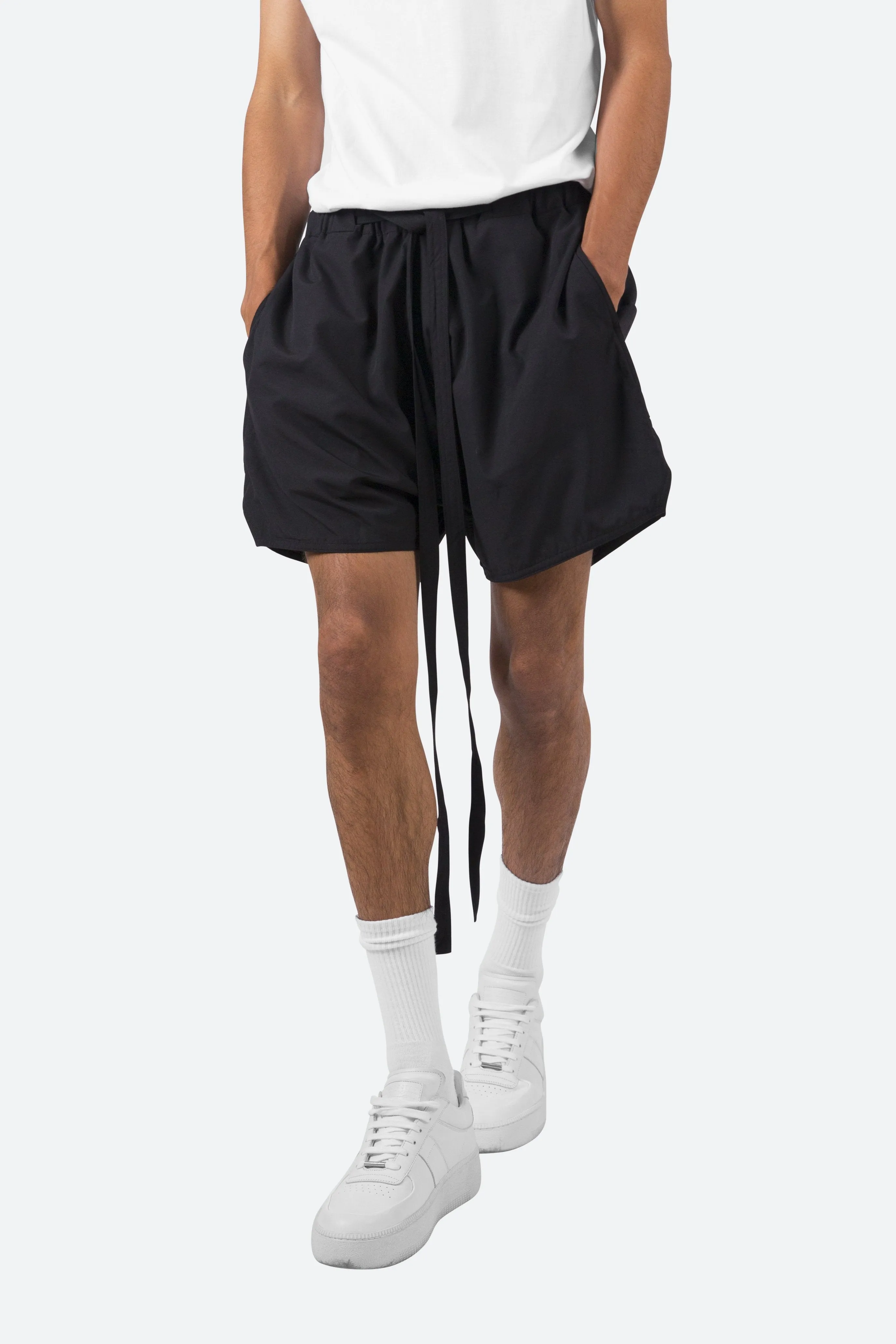 Nylon Carpenter Shorts - Black