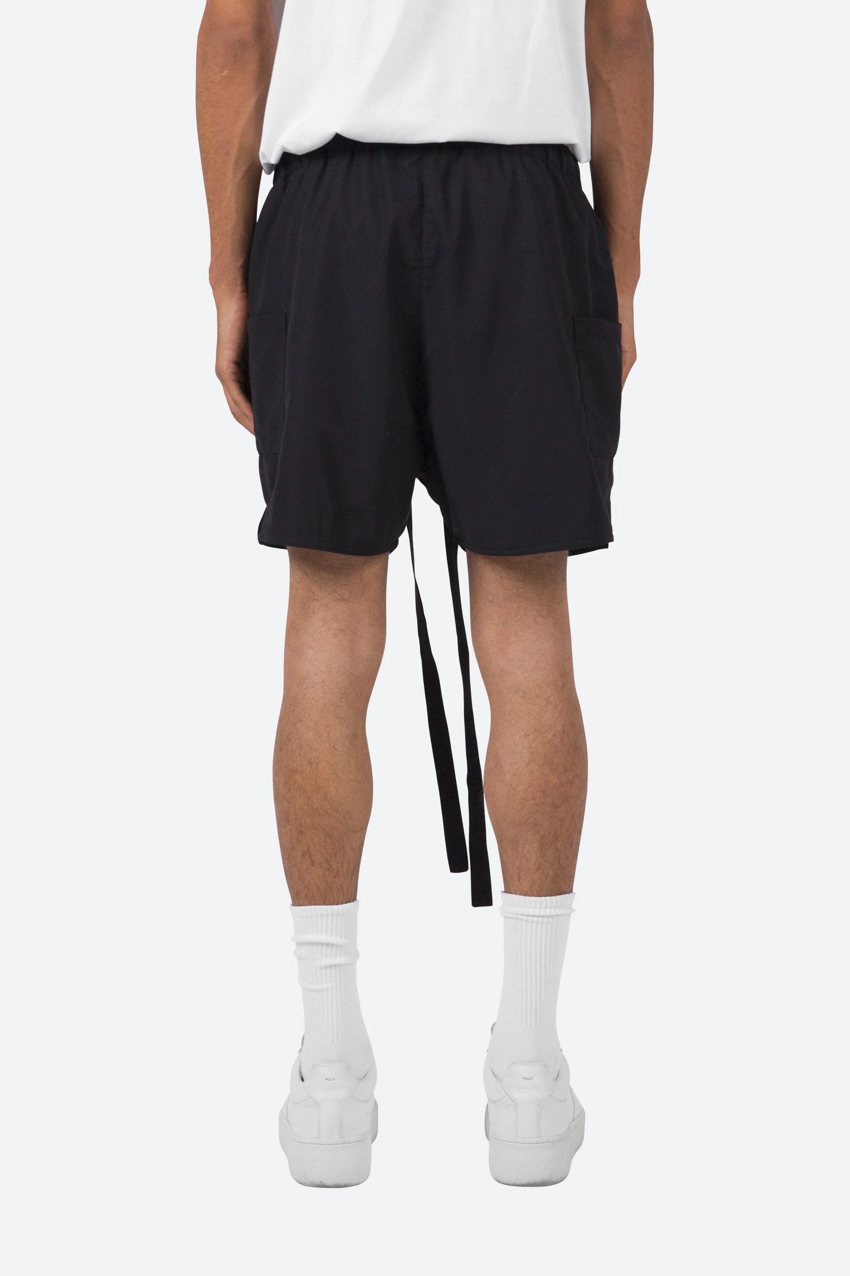 Nylon Carpenter Shorts - Black