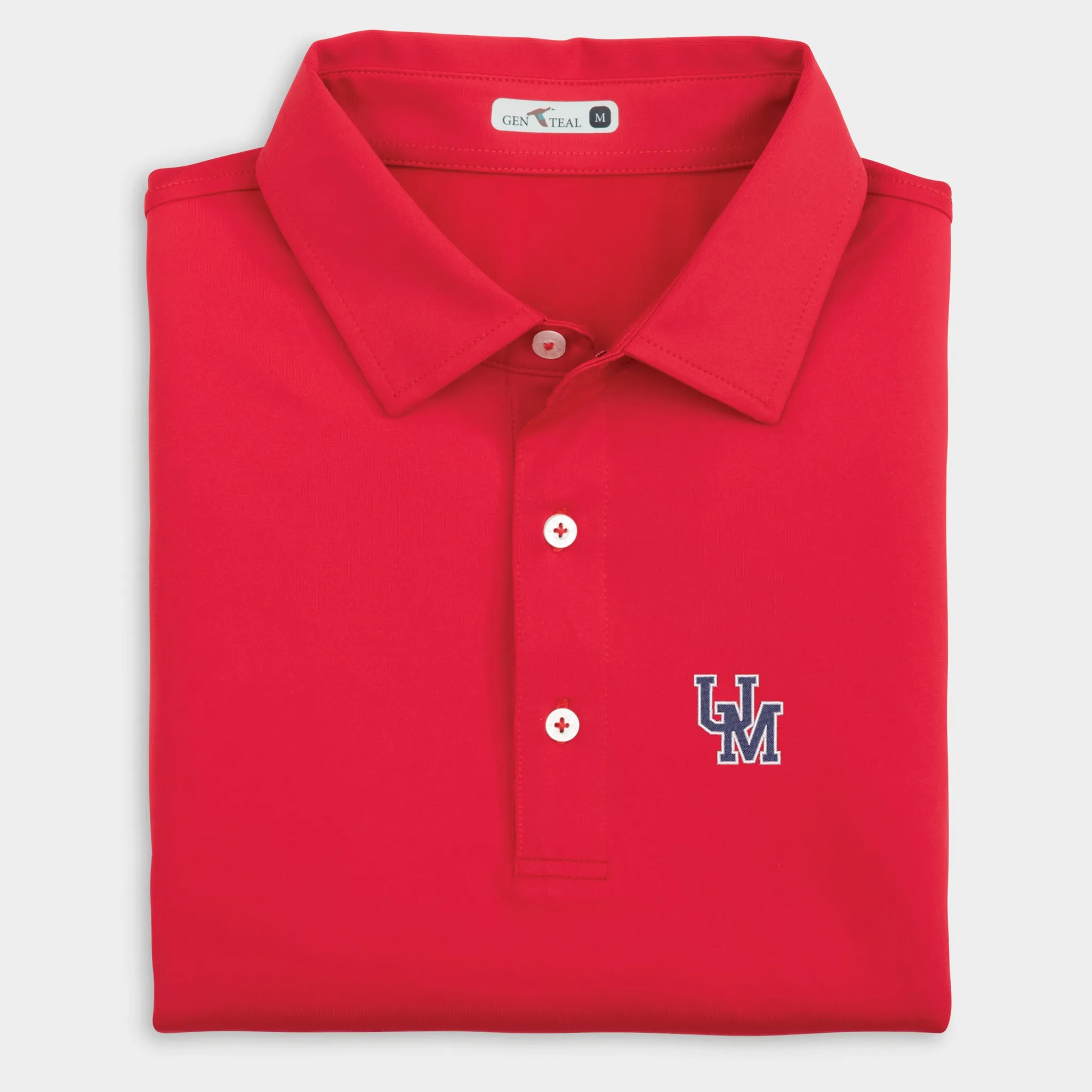 Ole Miss Sunday Solid Performance Polo