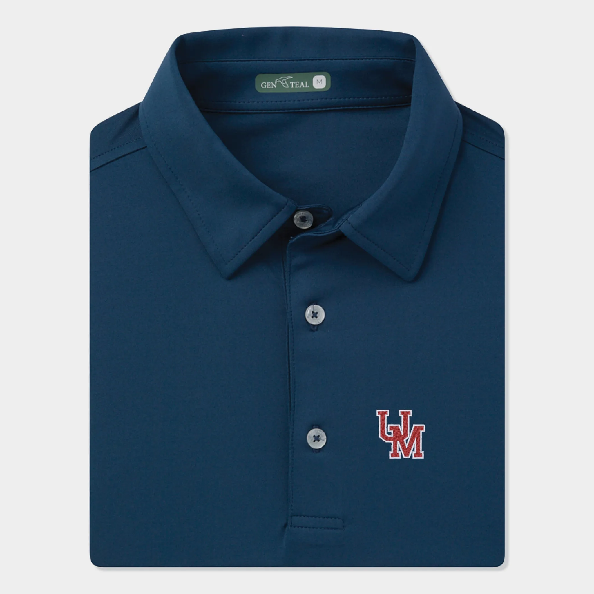 Ole Miss Sunday Solid Performance Polo