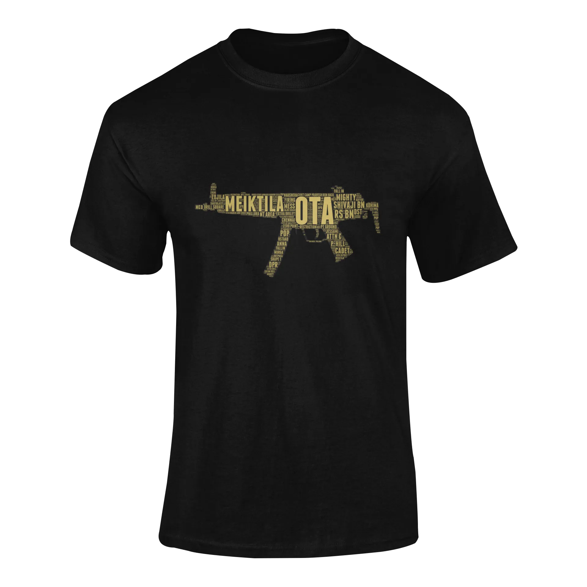 OTA T-shirt - Word Cloud Meiktila - MP5 (Men)