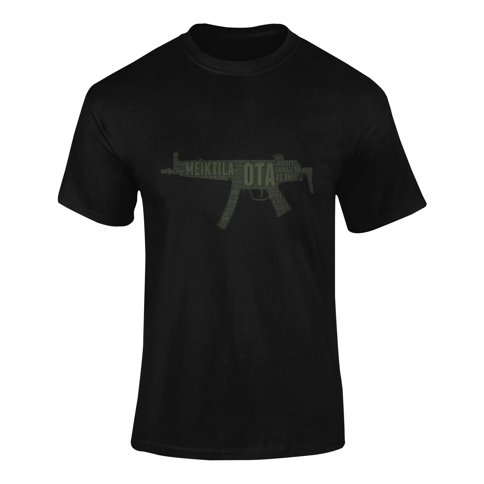 OTA T-shirt - Word Cloud Meiktila - MP5 (Men)