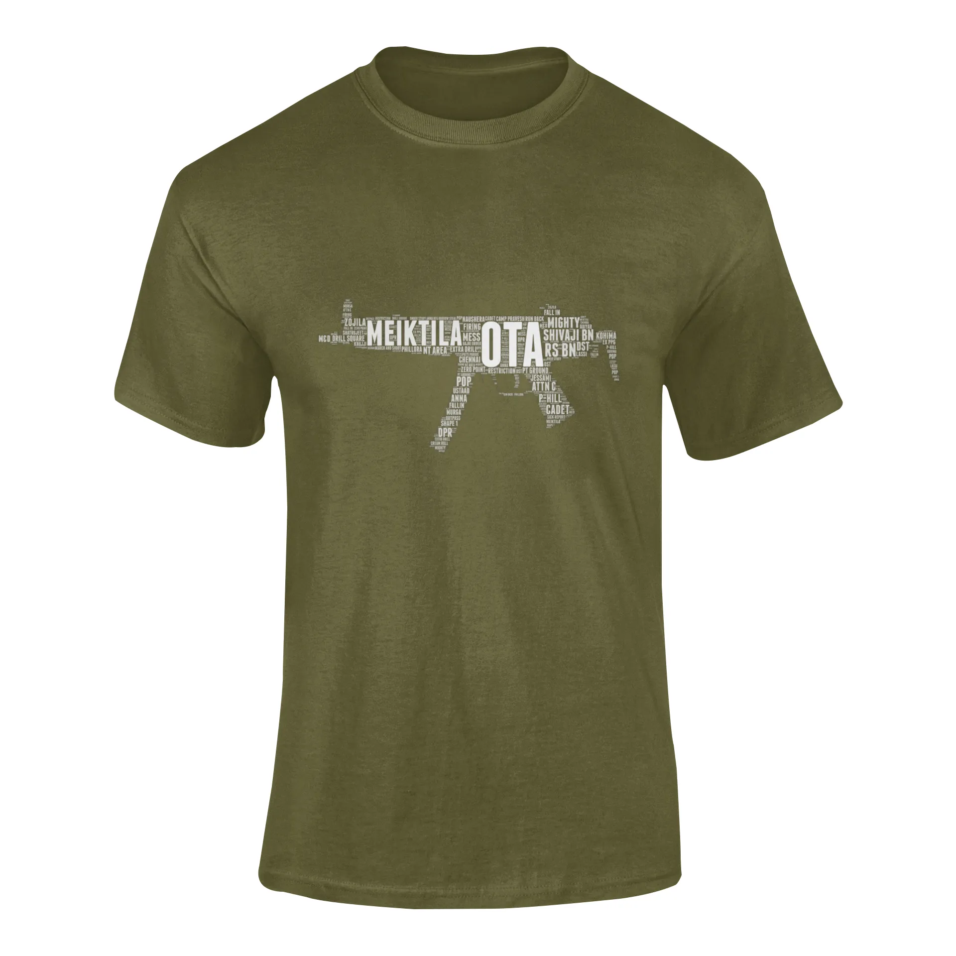 OTA T-shirt - Word Cloud Meiktila - MP5 (Men)