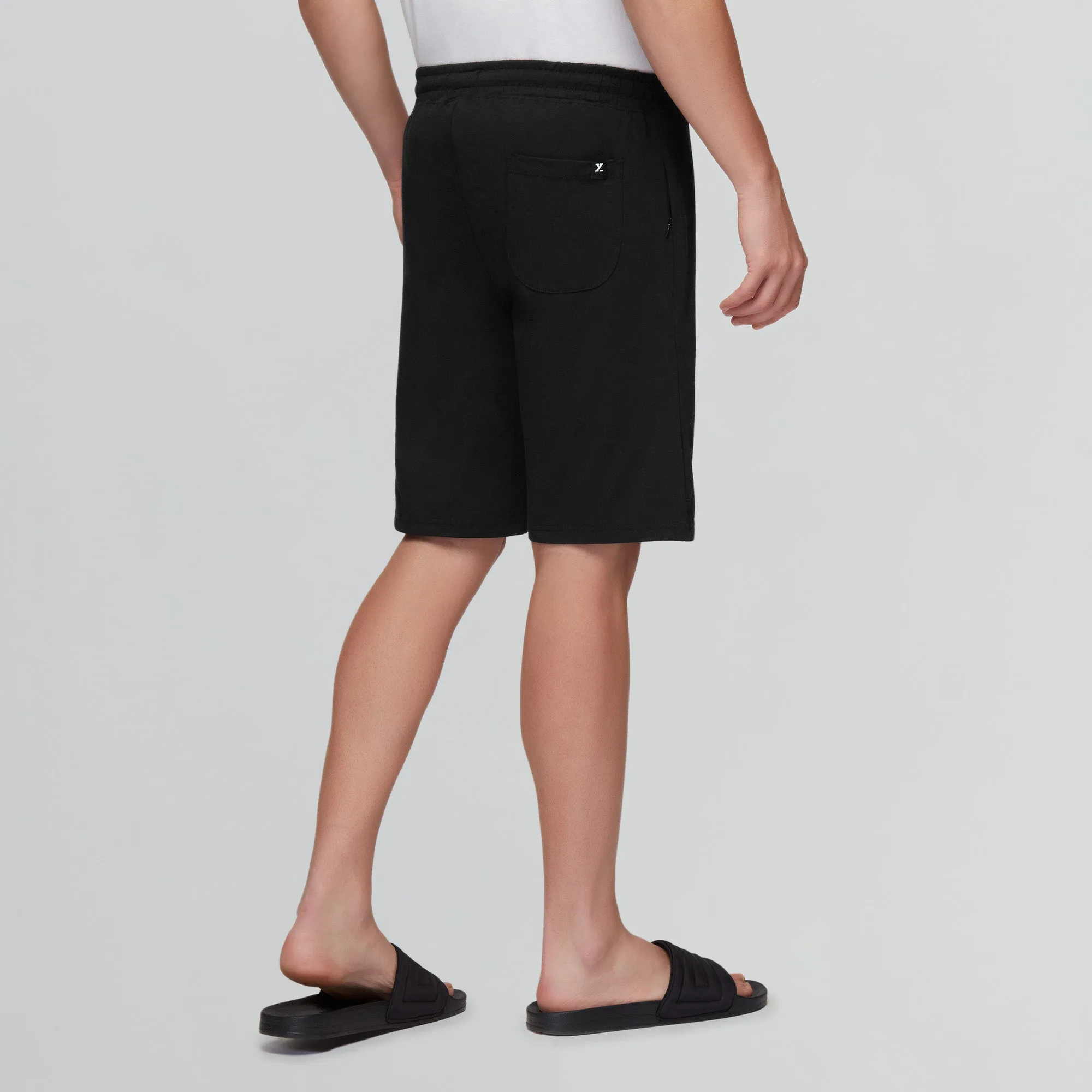 Pace Cotton Rich Shorts Pitch Black