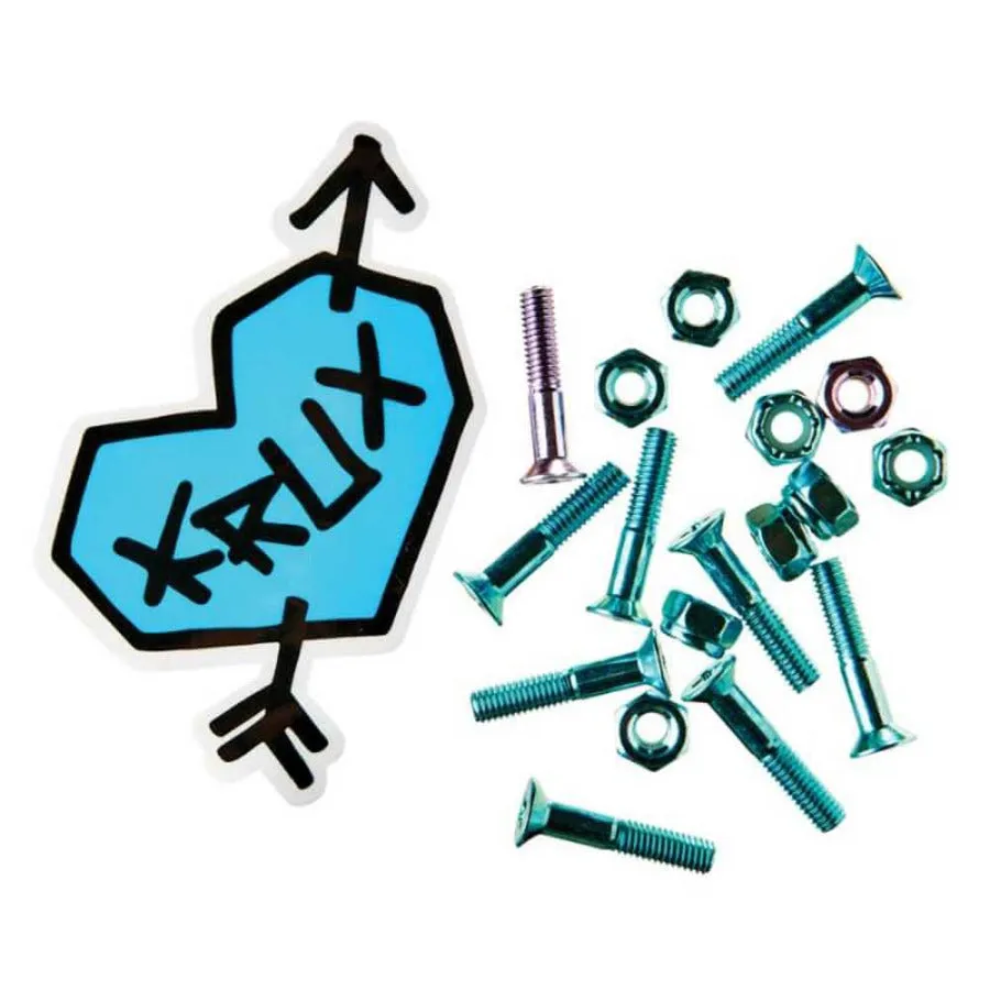 Parafuso Krux Krome Phillips Blue 1"