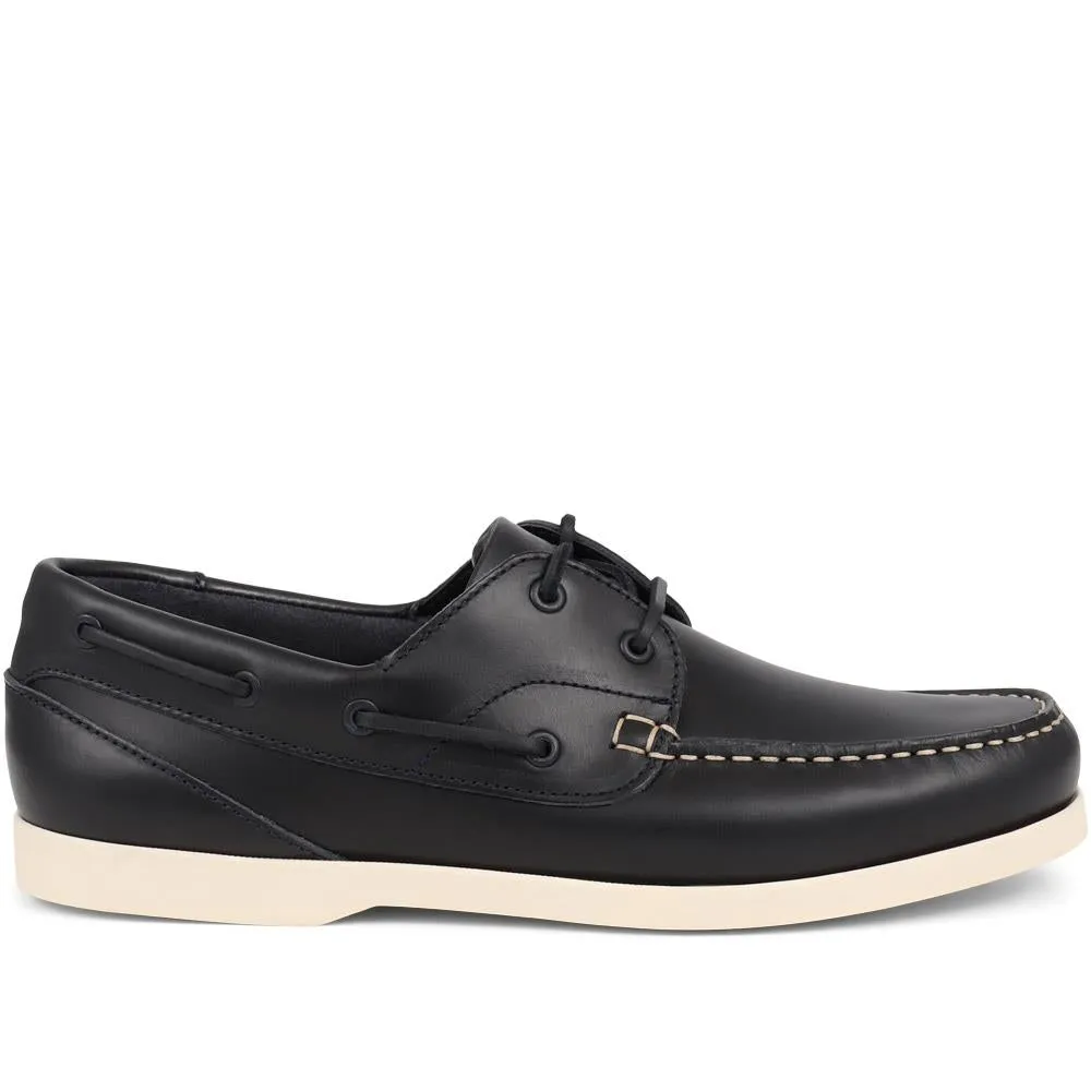 Parsons Leather Boat Shoes - PARSONS / 320 153