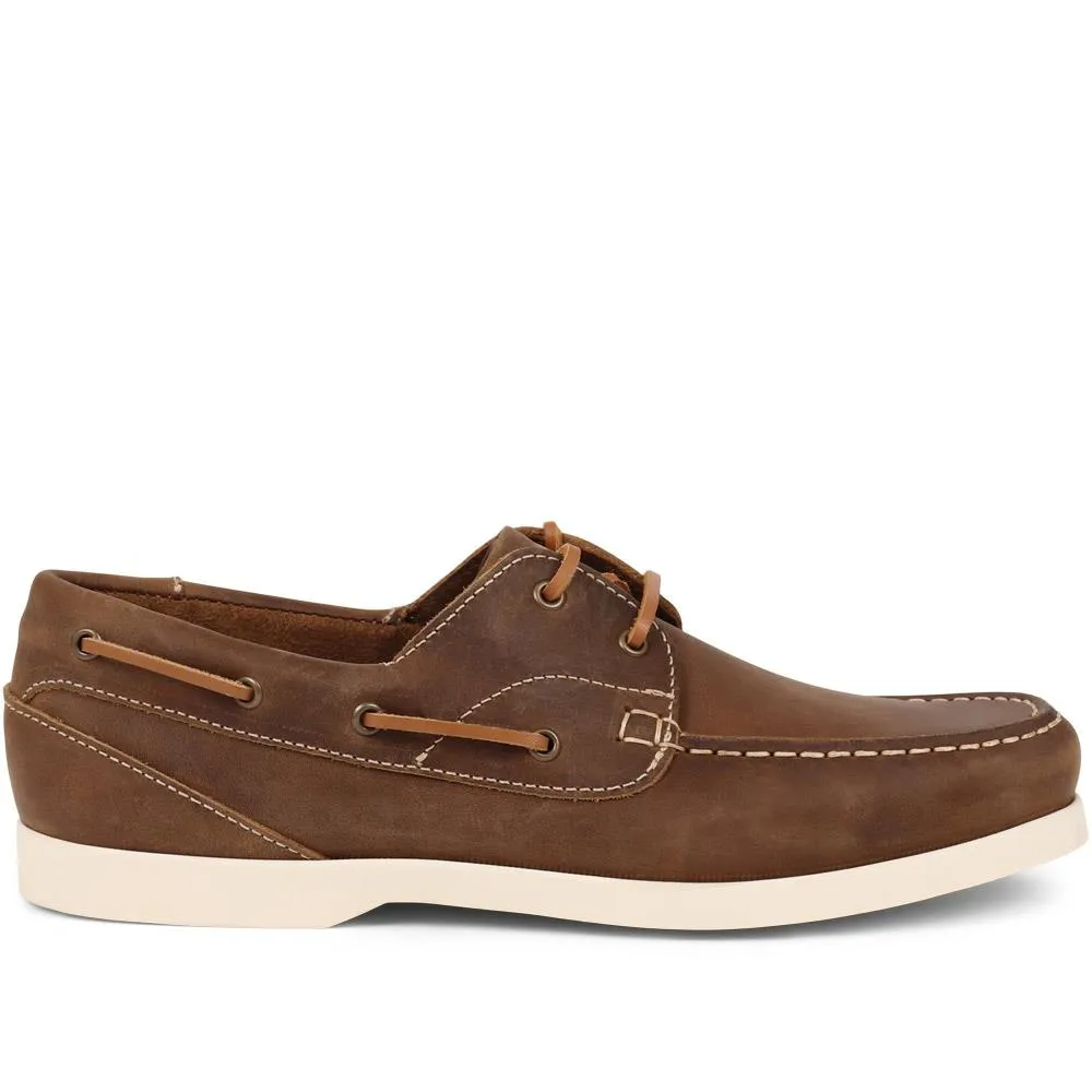 Parsons Leather Boat Shoes - PARSONS / 320 153