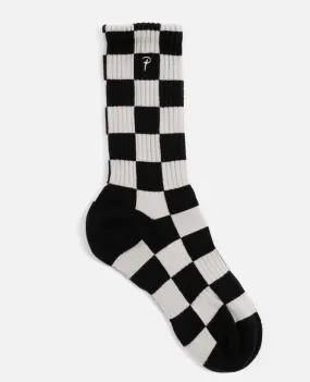 Patta Two Tone Sport Socks 1-Pack (Black/Sea Salt)