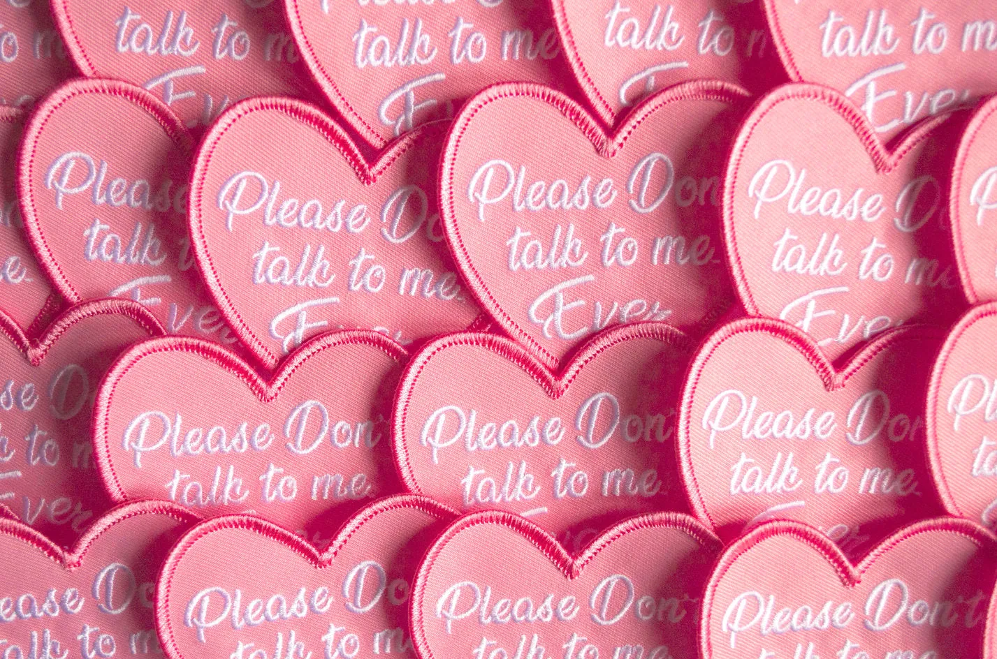 Please Don't Talk to Me, Ever - Heart Patch