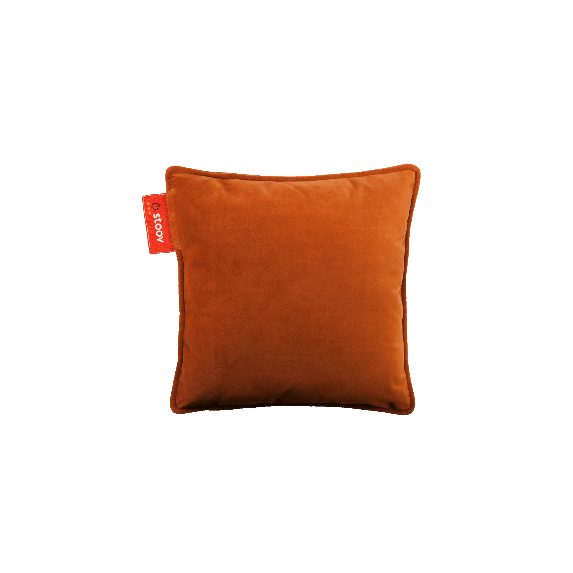 Ploov | 45x45 Velvet - Cinnamon Orange