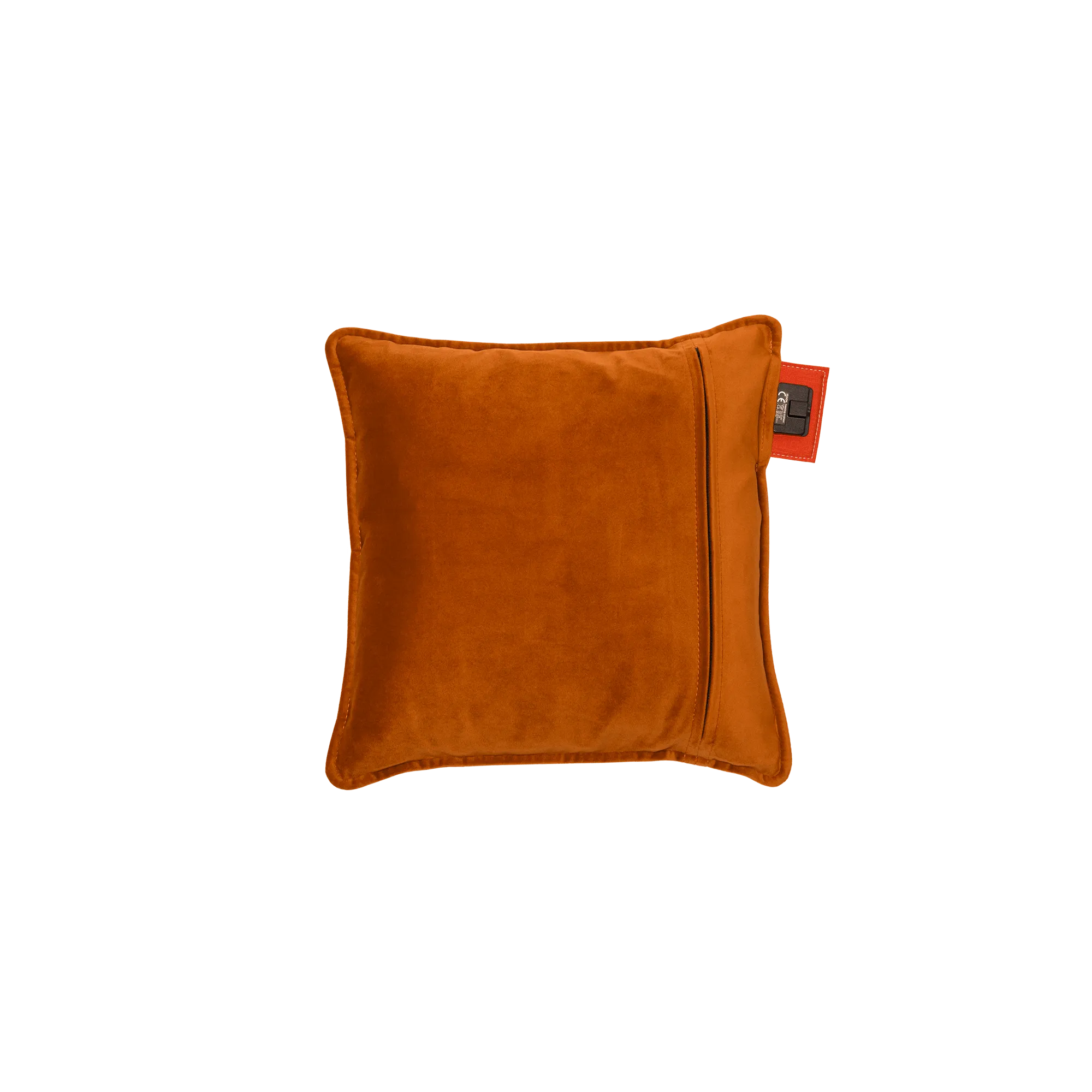 Ploov | 45x45 Velvet - Cinnamon Orange