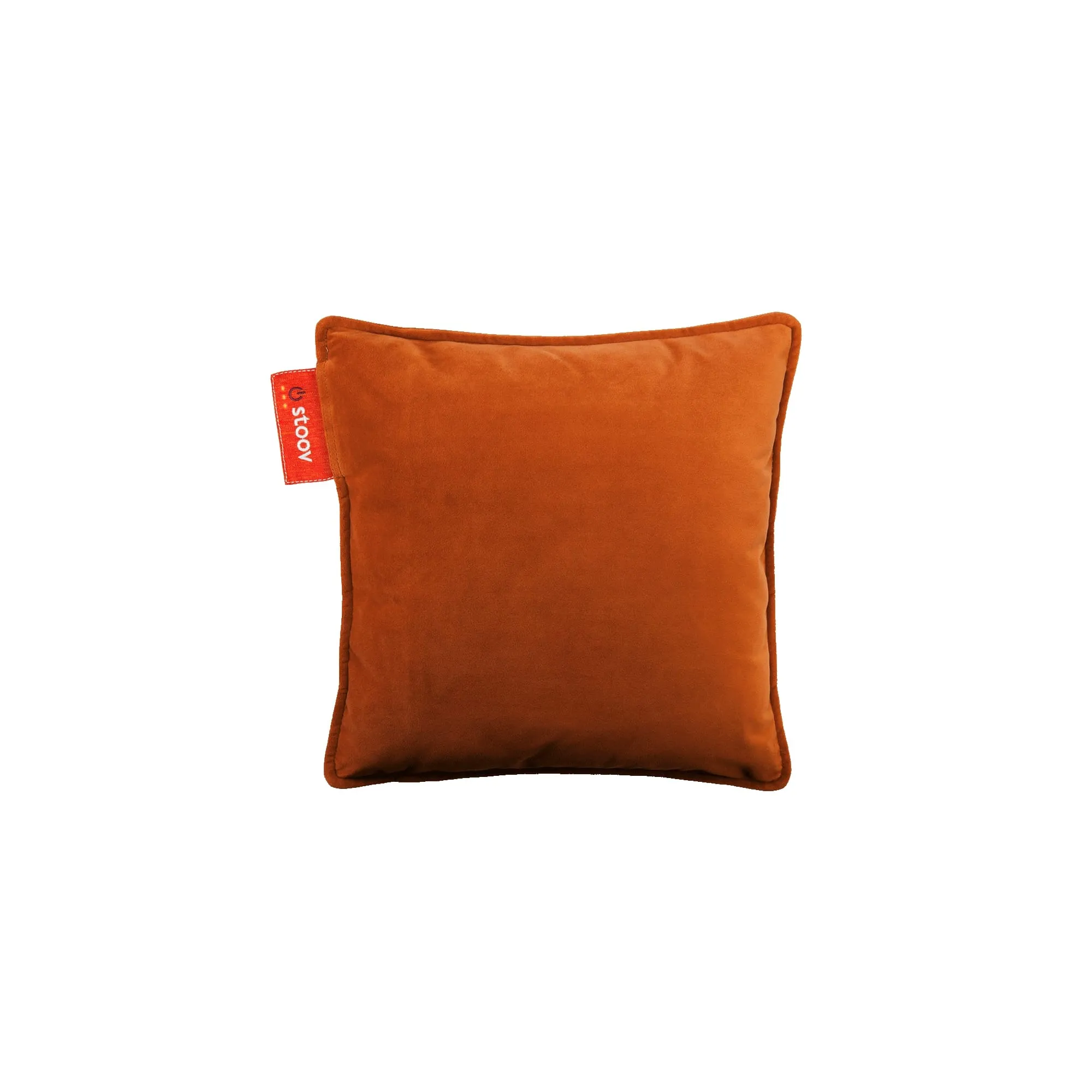 Ploov | 45x45 Velvet - Cinnamon Orange