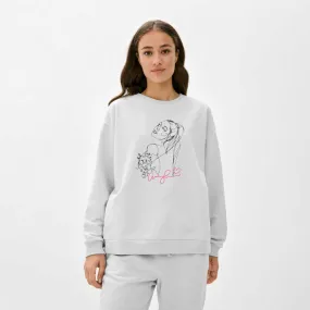 Polo Republica Women's Ariana Grande Printed Fleece Sweatshirt