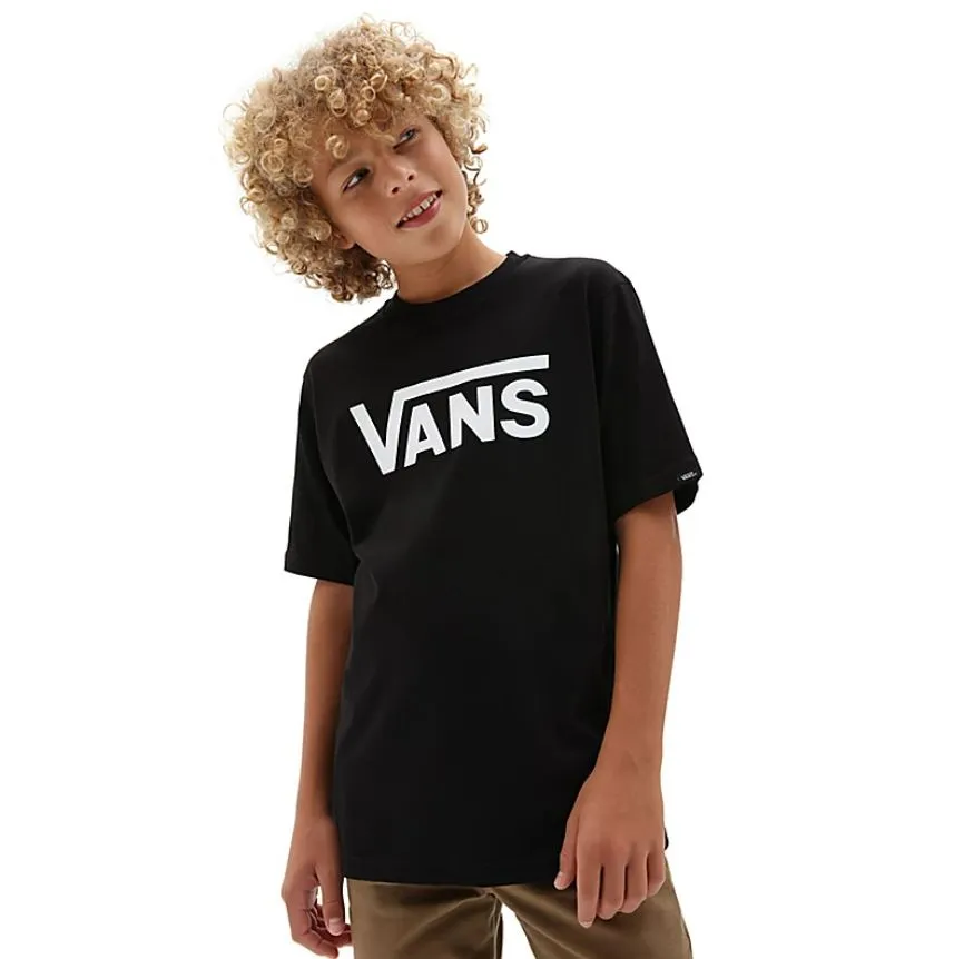 Polo Vans Classic Boys Black/White (8-14 años)