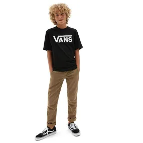 Polo Vans Classic Boys Black/White (8-14 años)