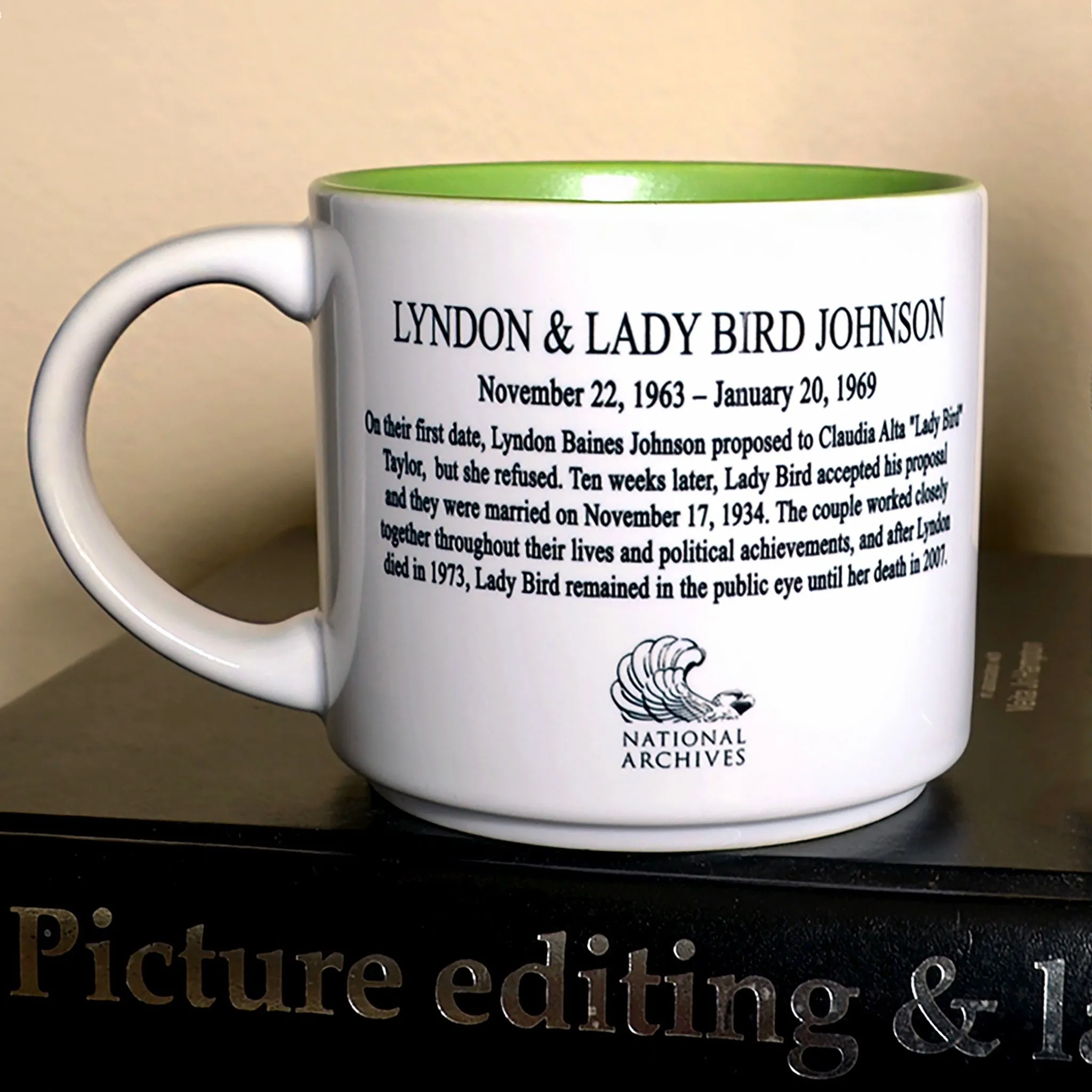 Presidential Couple Mug: L.B.J.