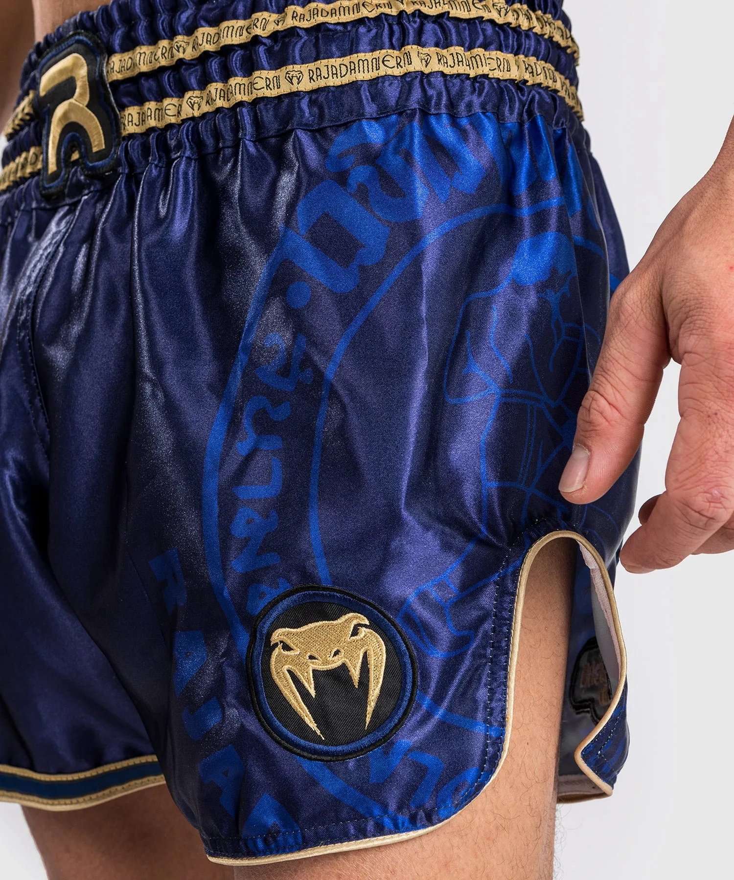 RAJADAMNERN x Venum Muay Thai Short - Navy Blue