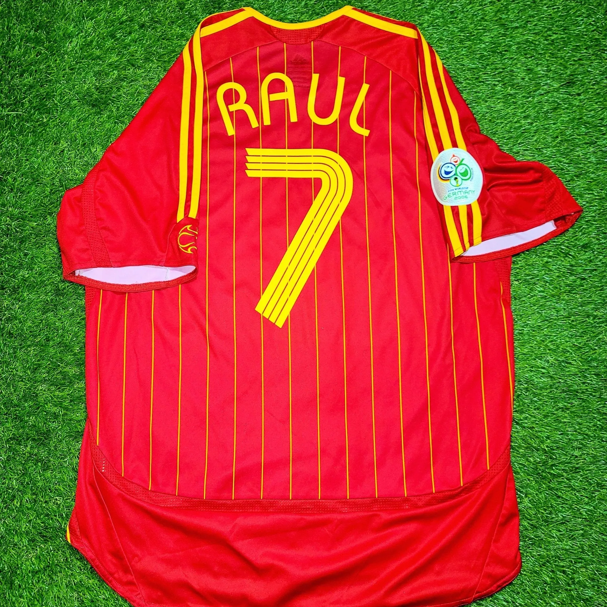 Raul Spain 2006 WORLD CUP Jersey Shirt Maillot Camiseta L SKU# 740144