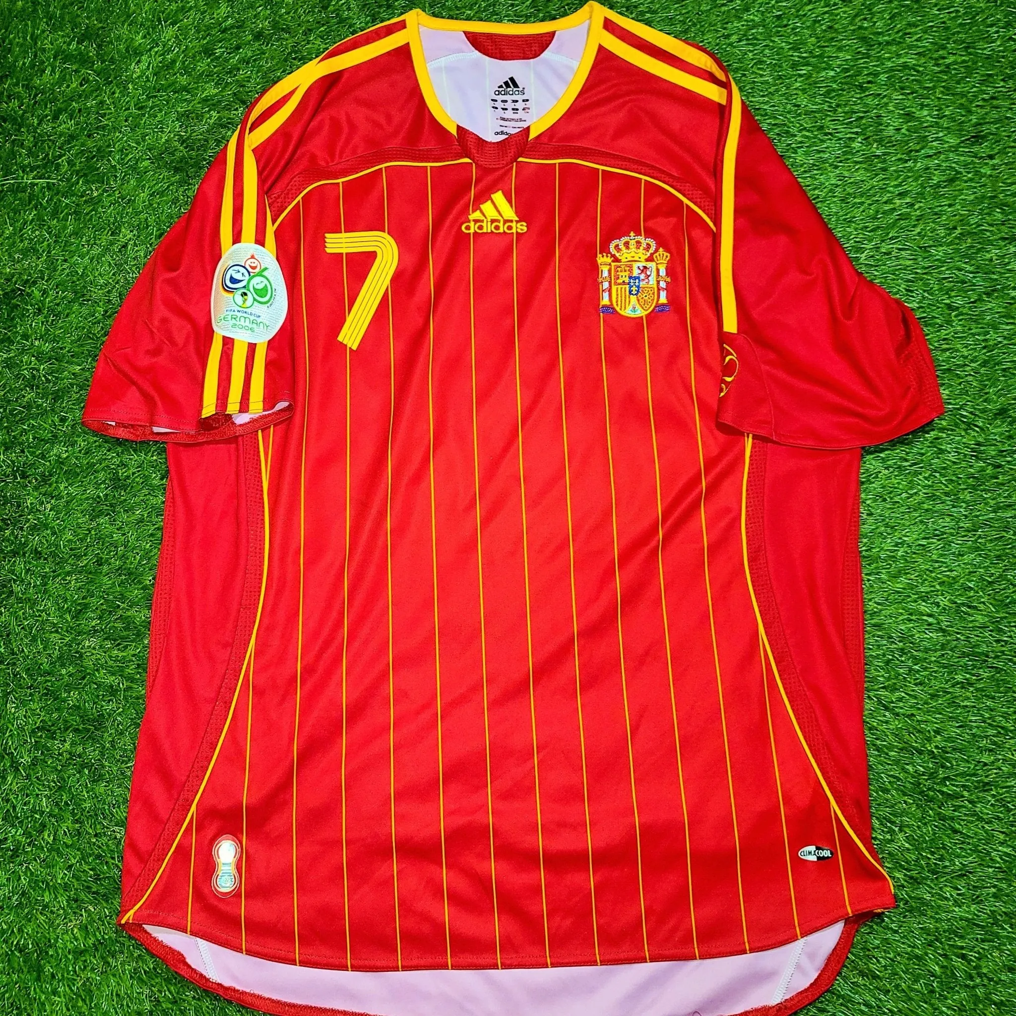 Raul Spain 2006 WORLD CUP Jersey Shirt Maillot Camiseta L SKU# 740144