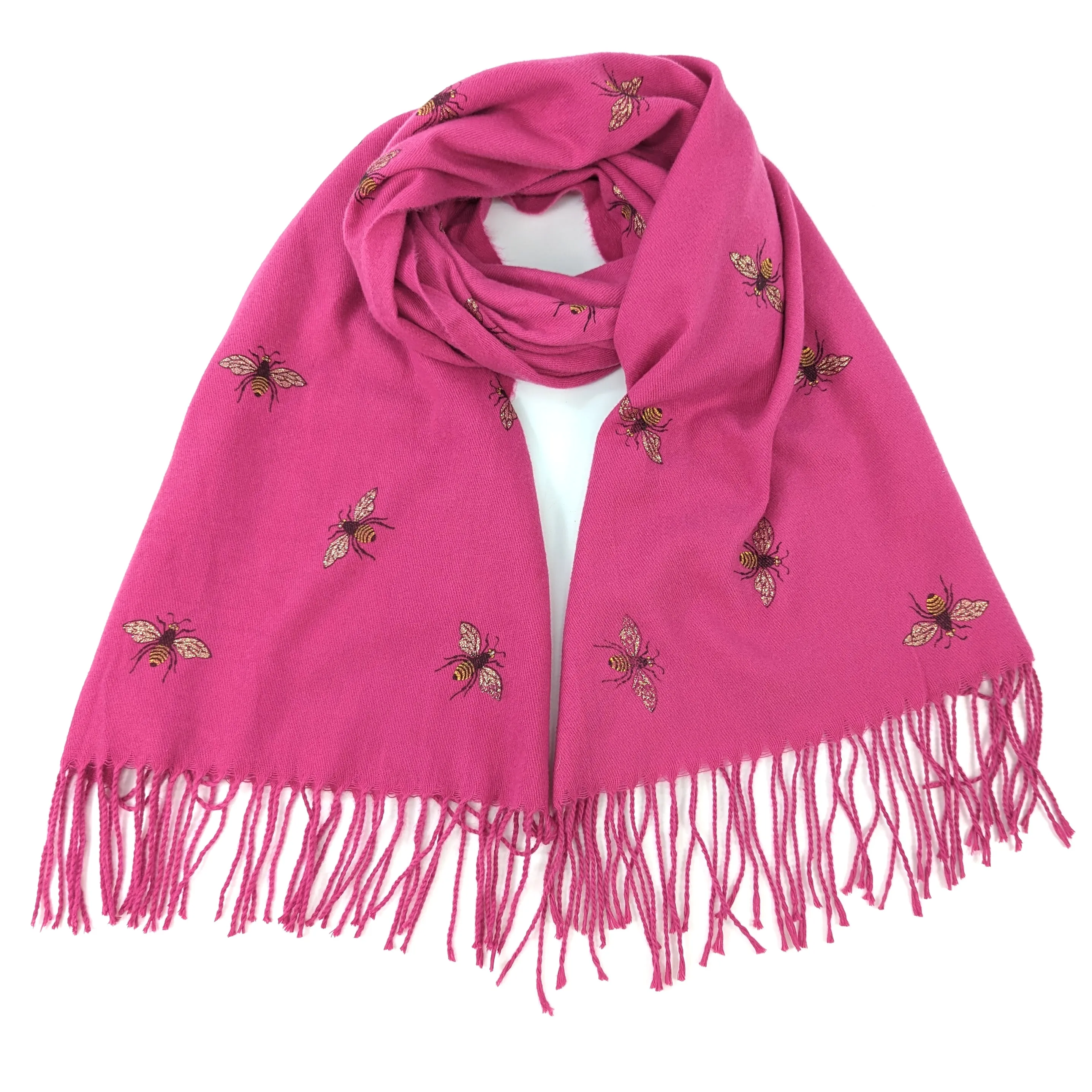 Remo - Glitter Bee Pashmina Style Scarf