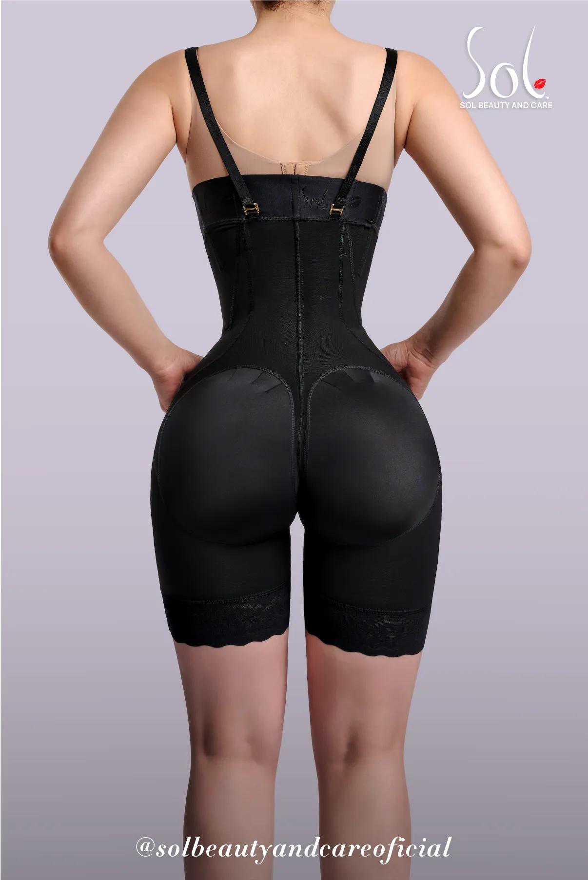 Rib Height Hourglass - Mid-leg Shapewear