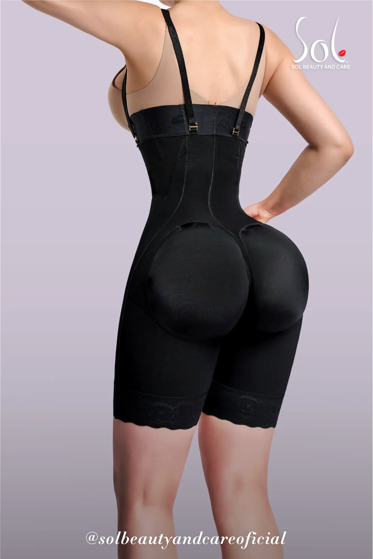 Rib Height Hourglass - Mid-leg Shapewear