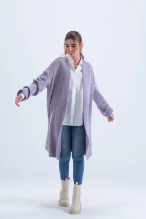 Ribbed Knitted Cardigan