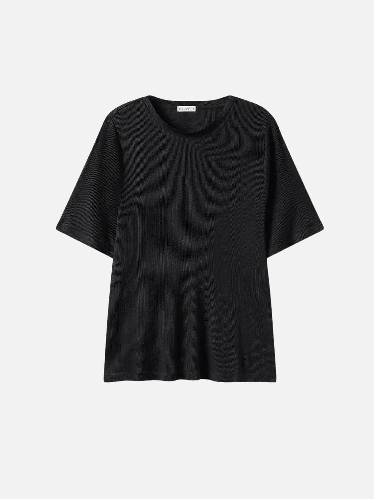 Ribbed T-Shirt - Black