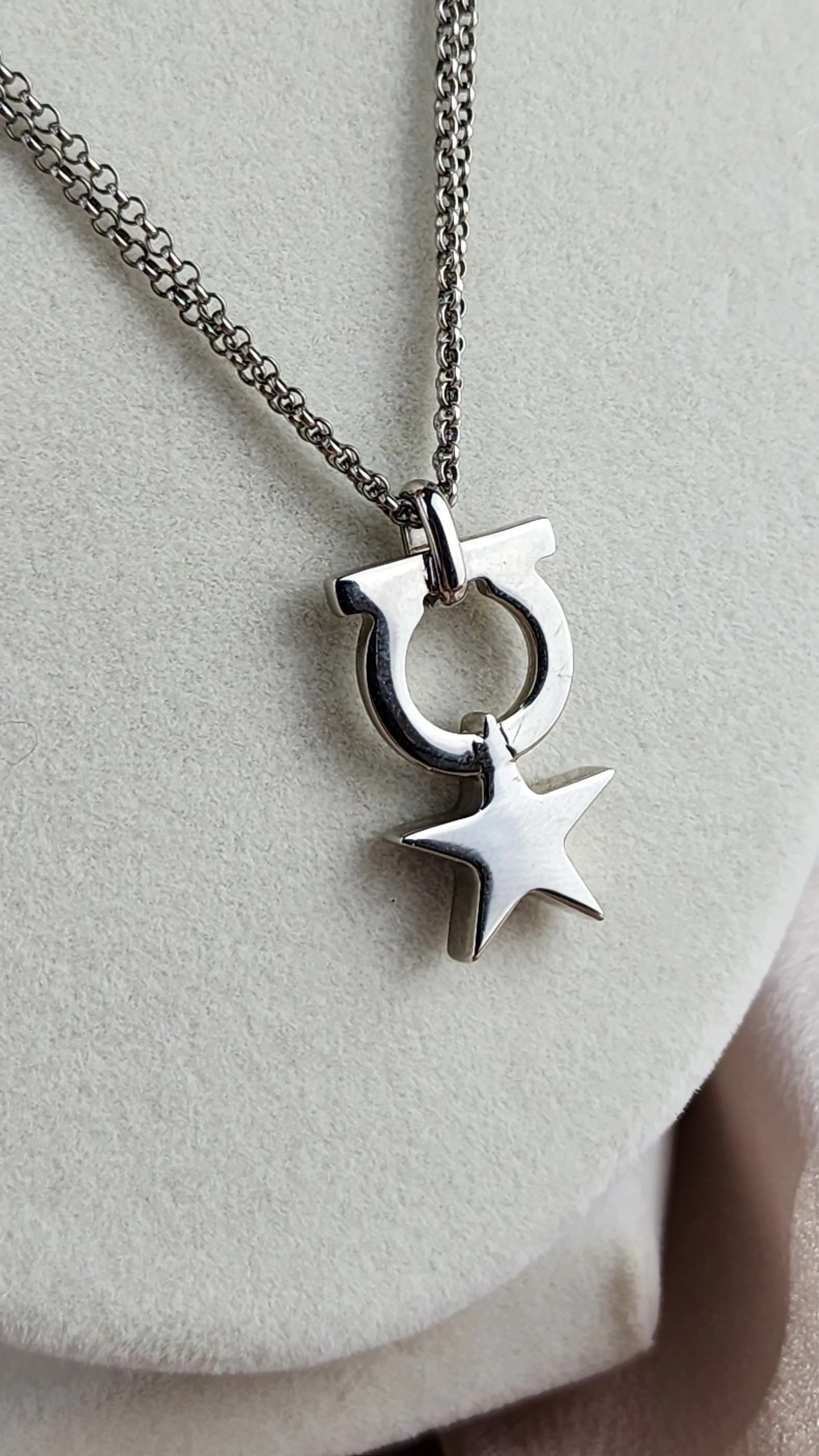 Salvatore Ferragamo Gancini Star Necklace