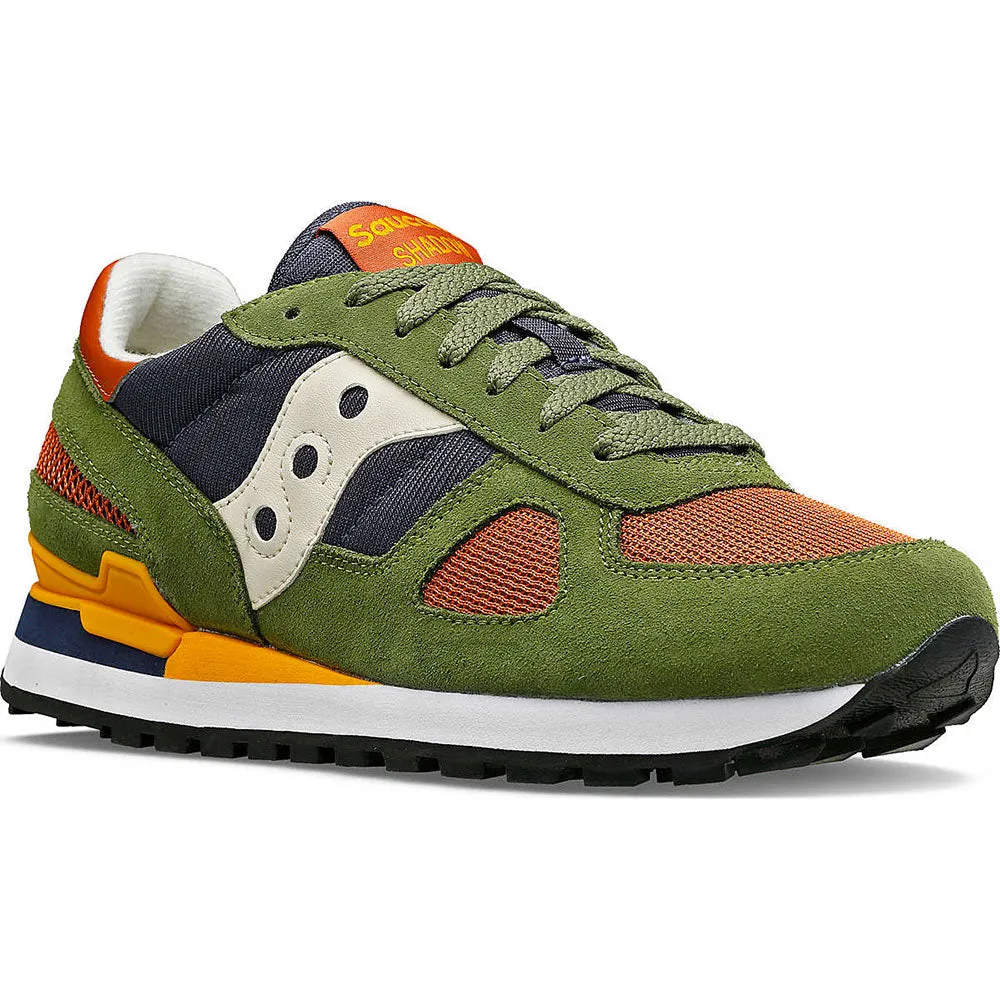 Scarpe Uomo Saucony Sneakers Shadow Original Green - Navy