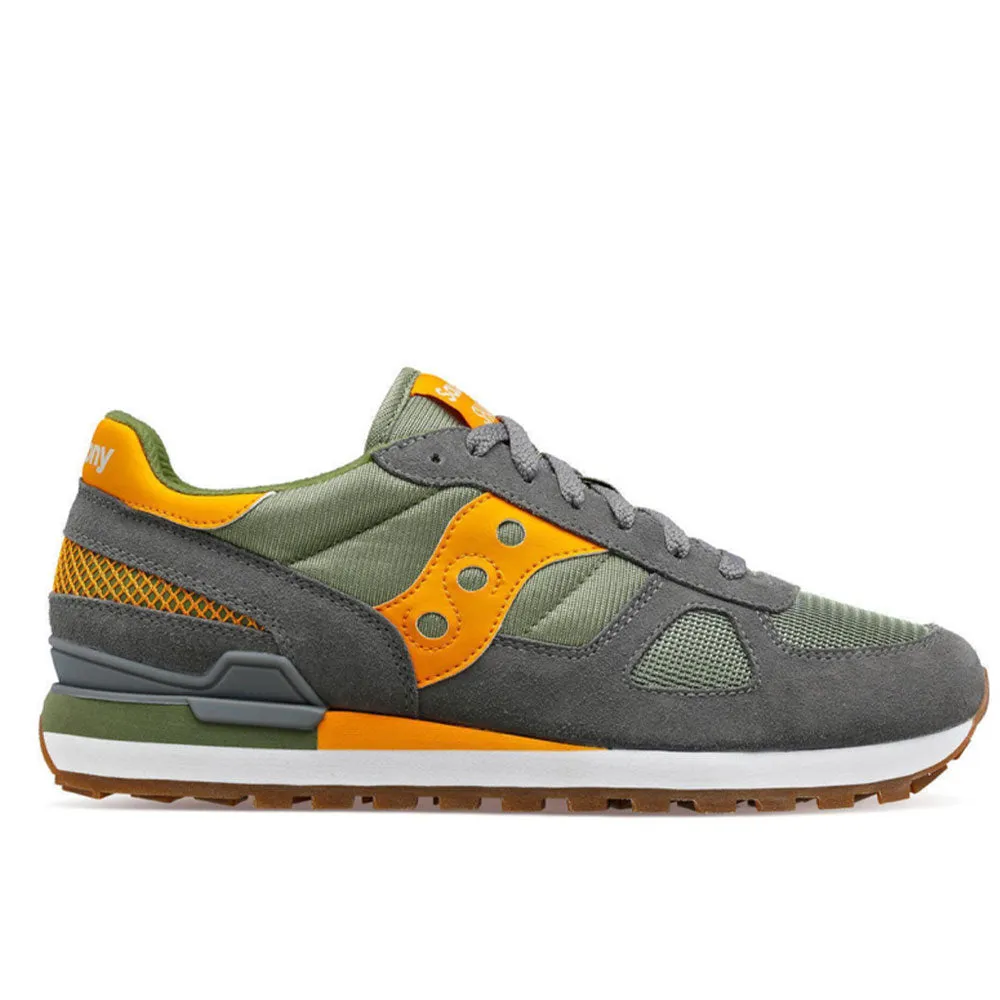 Scarpe Uomo Saucony Sneakers Shadow Original Grey - Green