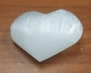 Selenite Heart, Large