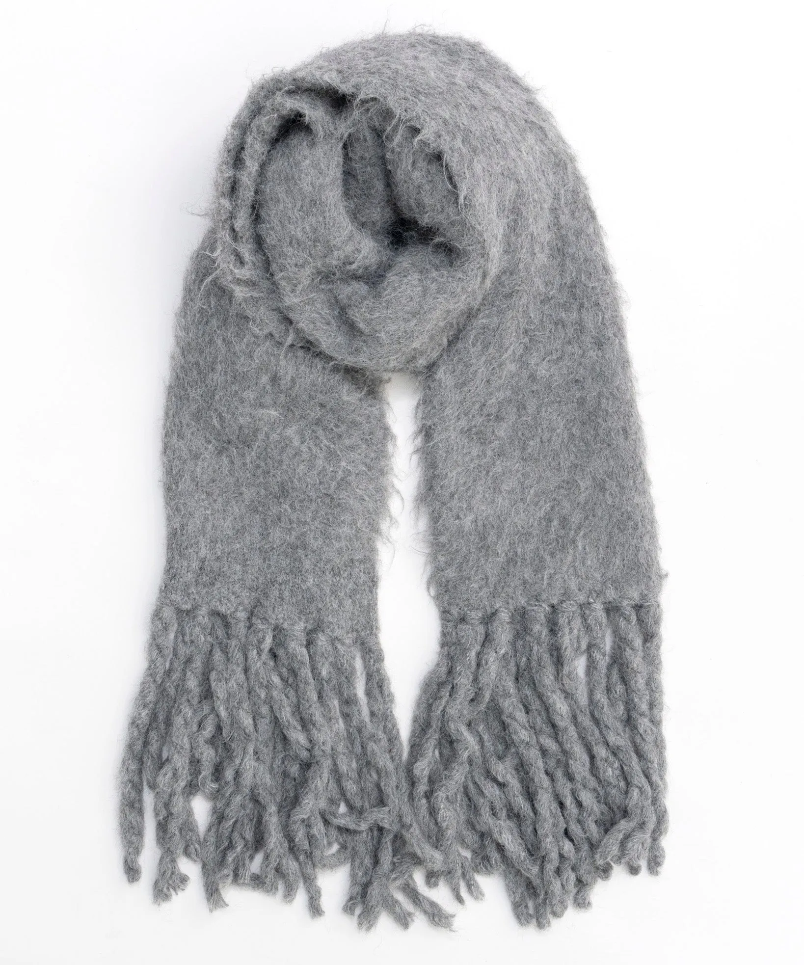 Shaggy knit Muffler